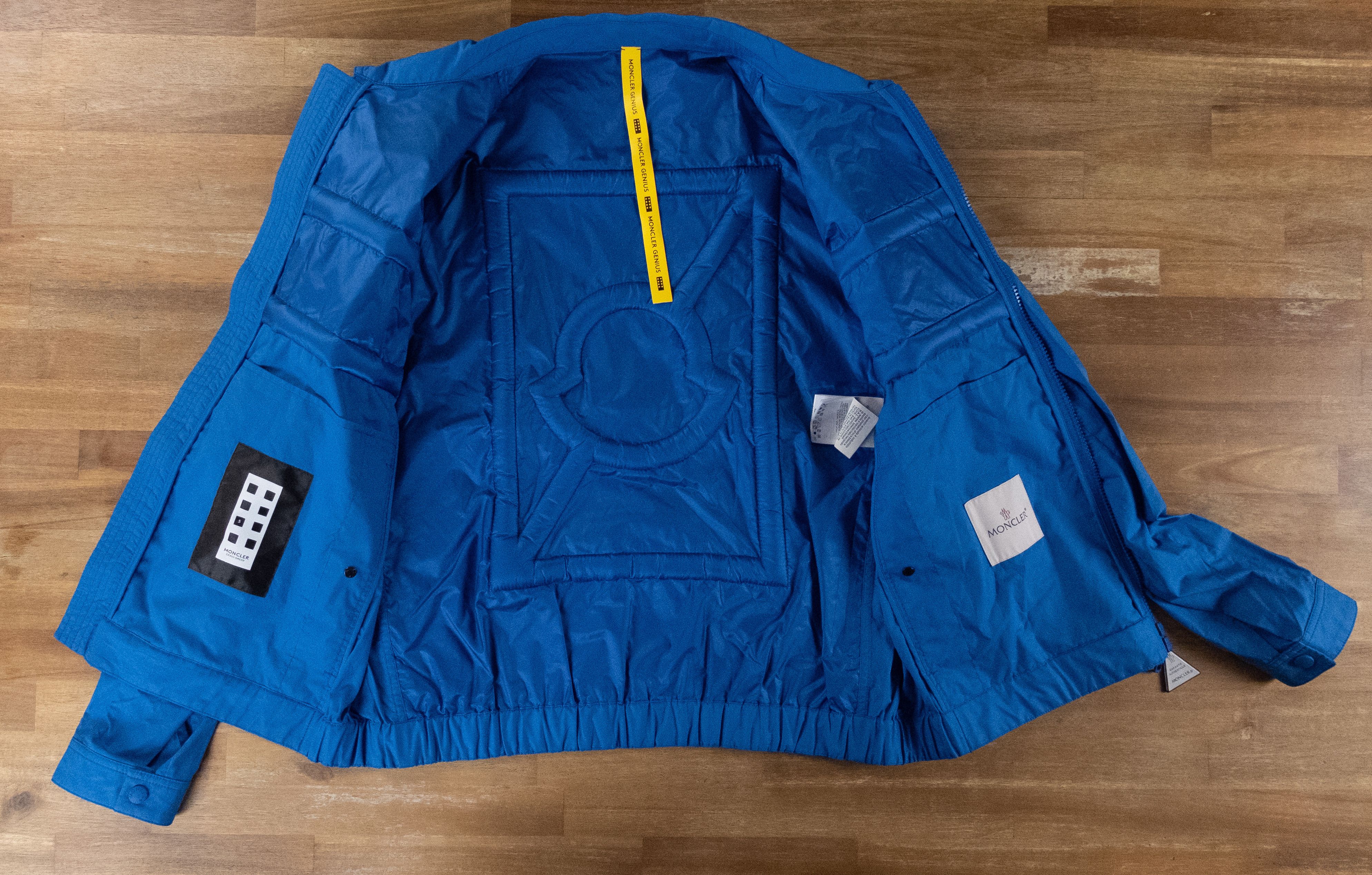 Moncler MONCLER GENIUS 5 Doodle blue quilted down jacket - XL / 4 Size US XL / EU 56 / 4 - 10 Thumbnail
