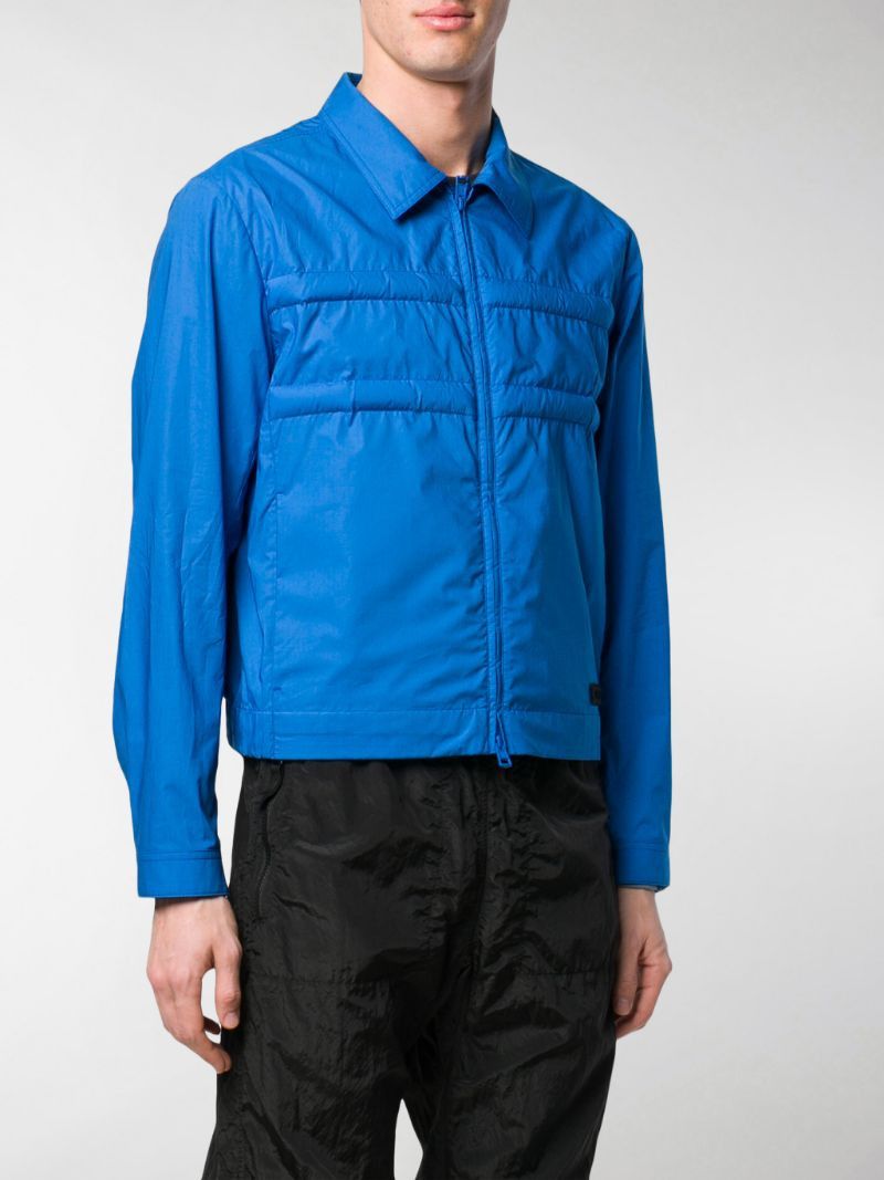 Moncler MONCLER GENIUS 5 Doodle blue quilted down jacket - XL / 4 Size US XL / EU 56 / 4 - 2 Thumbnail