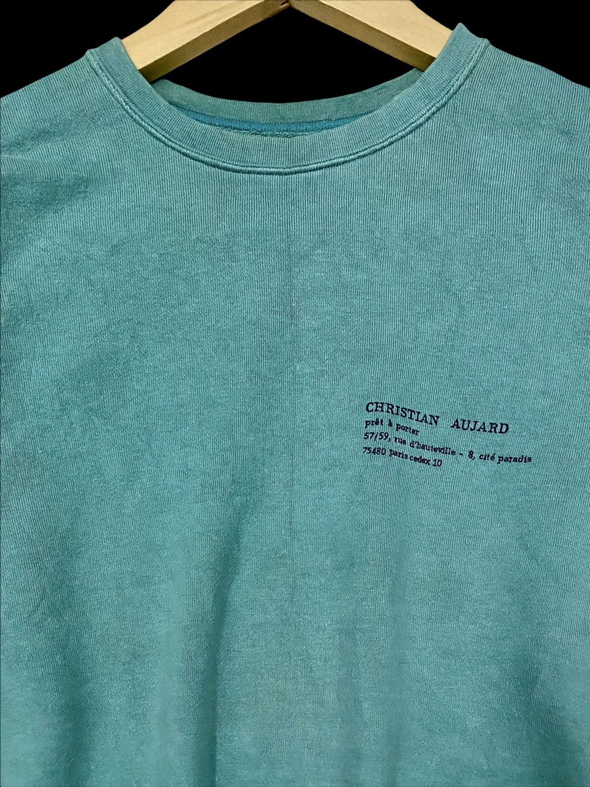 Other × Vintage VTG CHRISTIAN AUJARD PARIS RIVERSIBLE CROPPED SWEATSHIRT Size US S / EU 44-46 / 1 - 5 Thumbnail