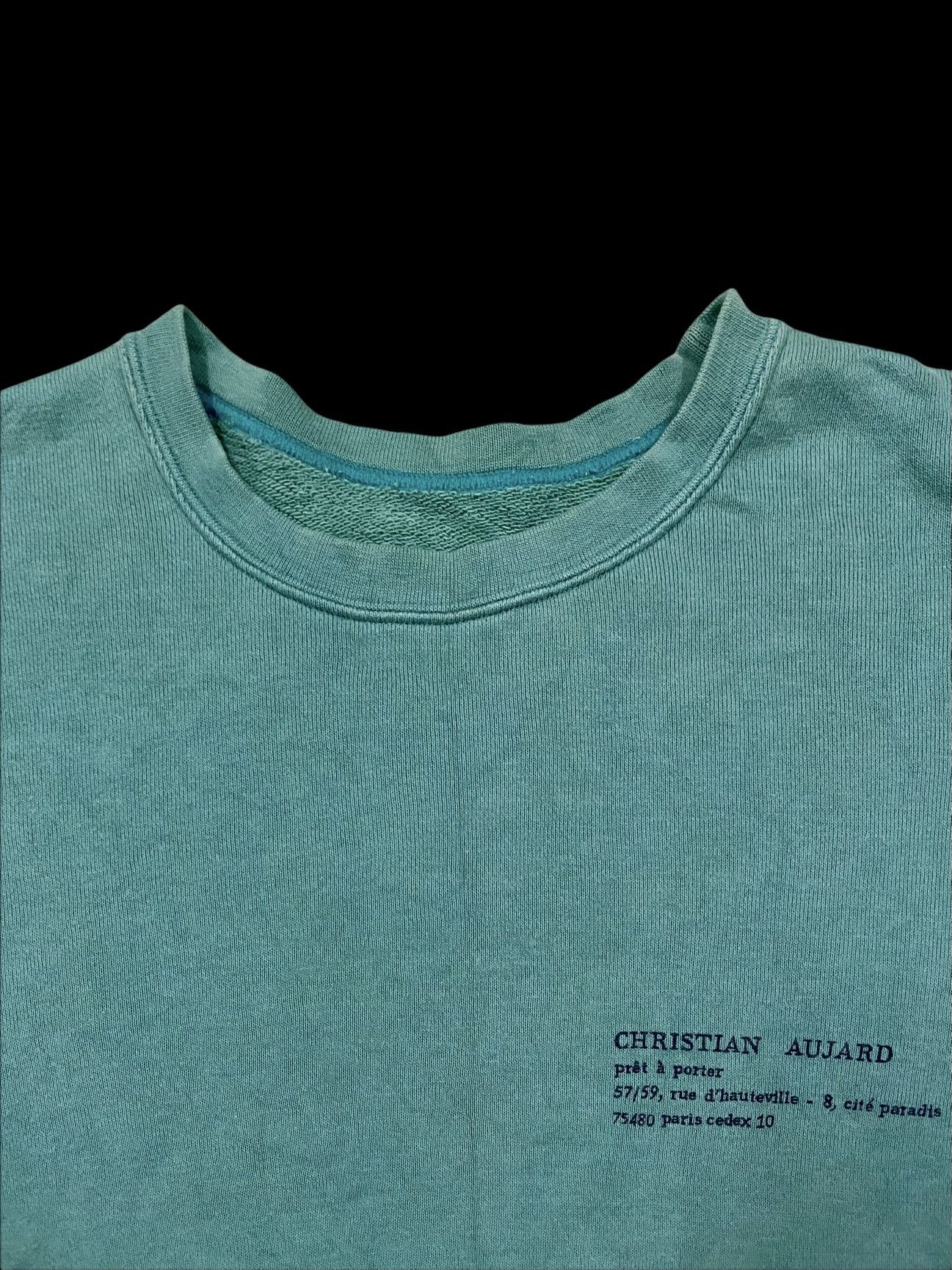 Other × Vintage VTG CHRISTIAN AUJARD PARIS RIVERSIBLE CROPPED SWEATSHIRT Size US S / EU 44-46 / 1 - 7 Thumbnail