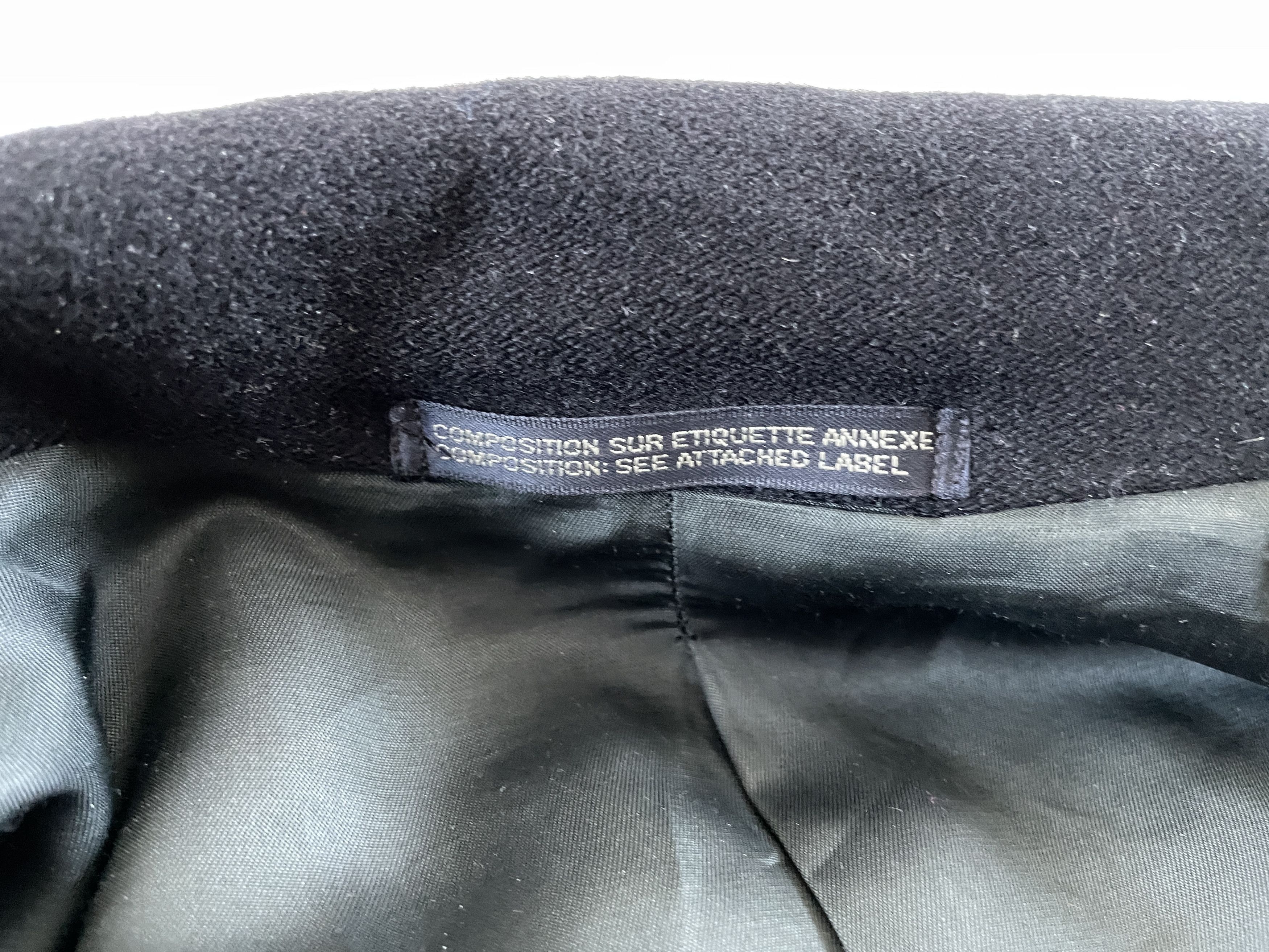 Yohji Yamamoto Yohji Yamamoto Pour Homme Soft Wool Coat Size US M / EU 48-50 / 2 - 9 Thumbnail