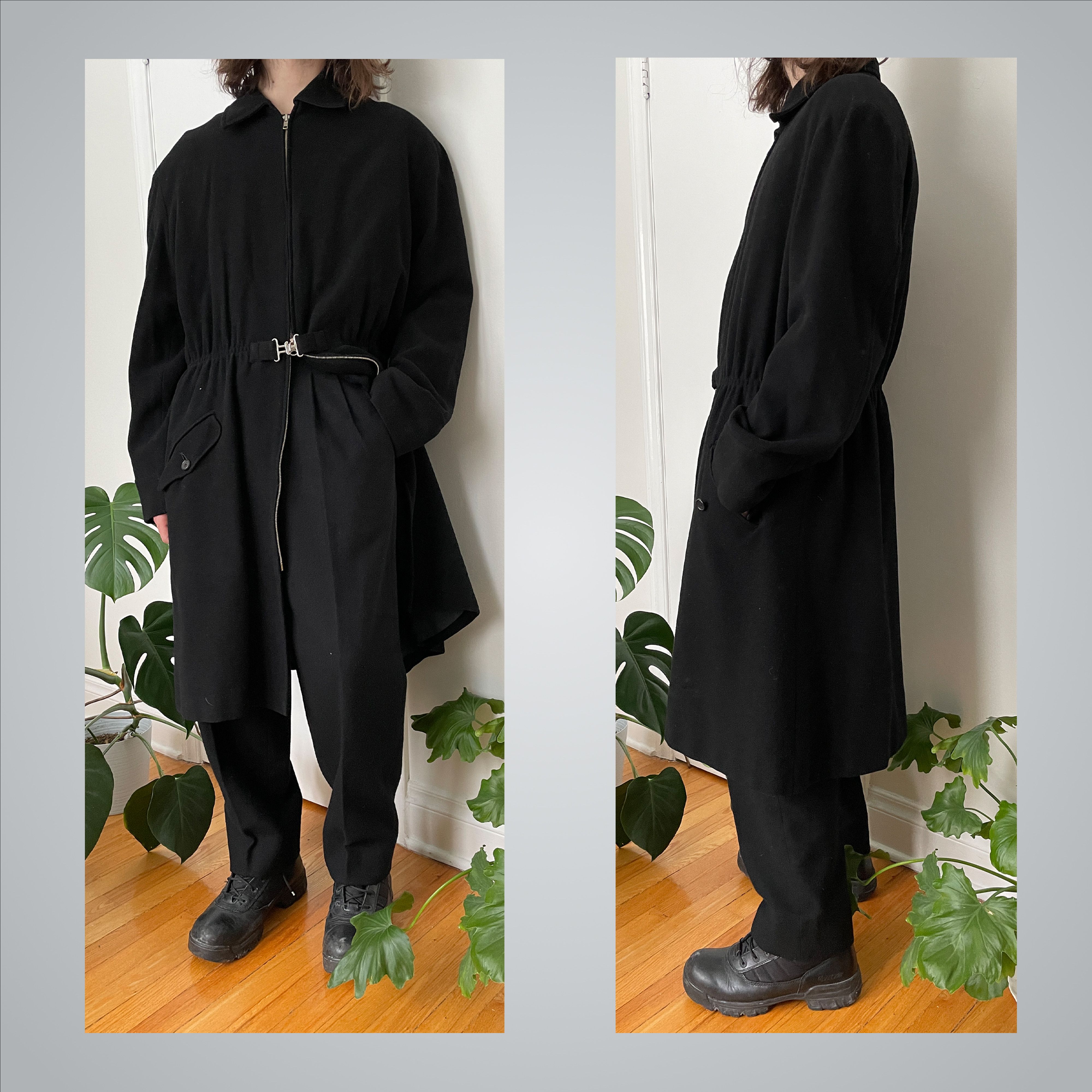 Yohji Yamamoto Yohji Yamamoto Pour Homme Soft Wool Coat Size US M / EU 48-50 / 2 - 6 Thumbnail