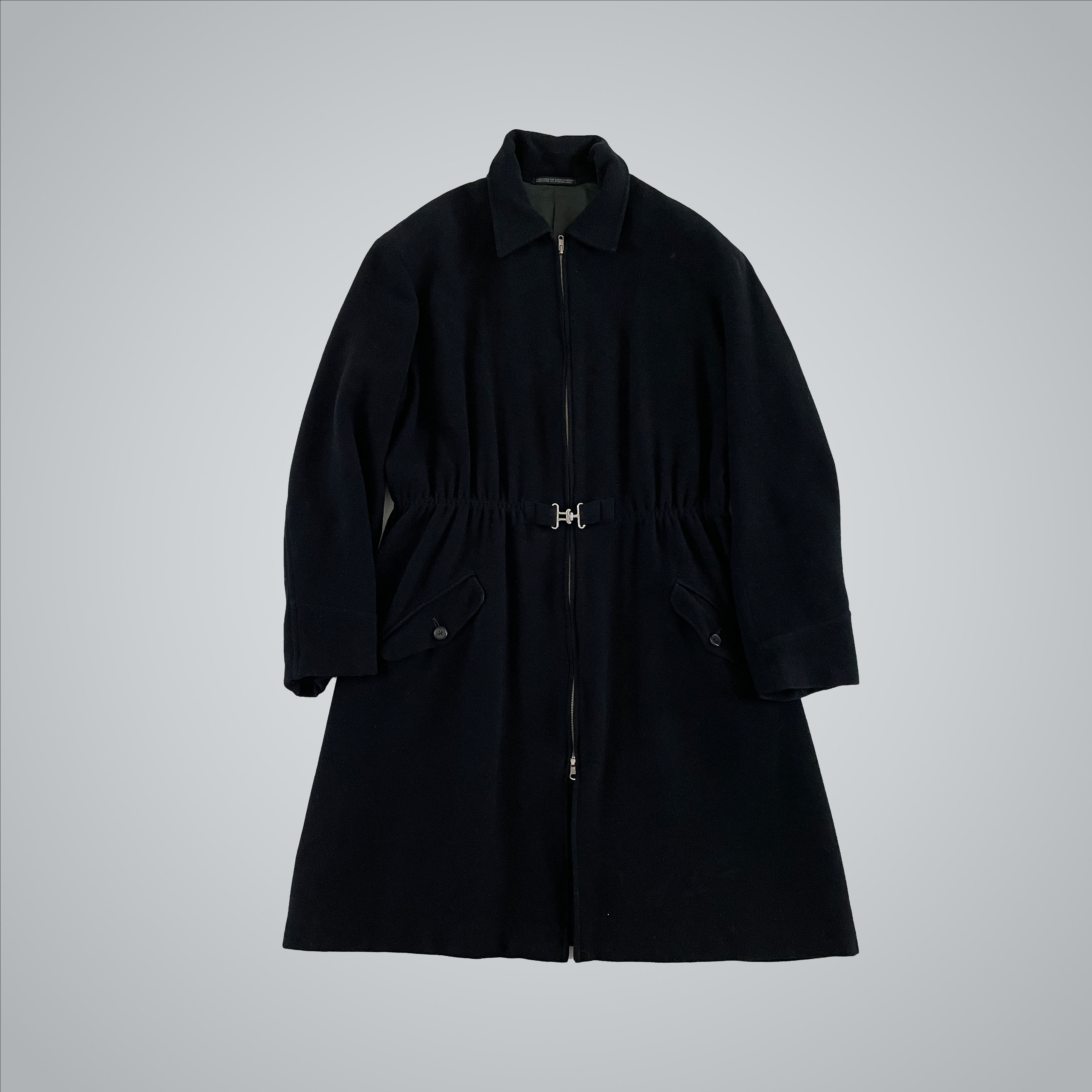 Yohji Yamamoto Yohji Yamamoto Pour Homme Soft Wool Coat Size US M / EU 48-50 / 2 - 10 Thumbnail