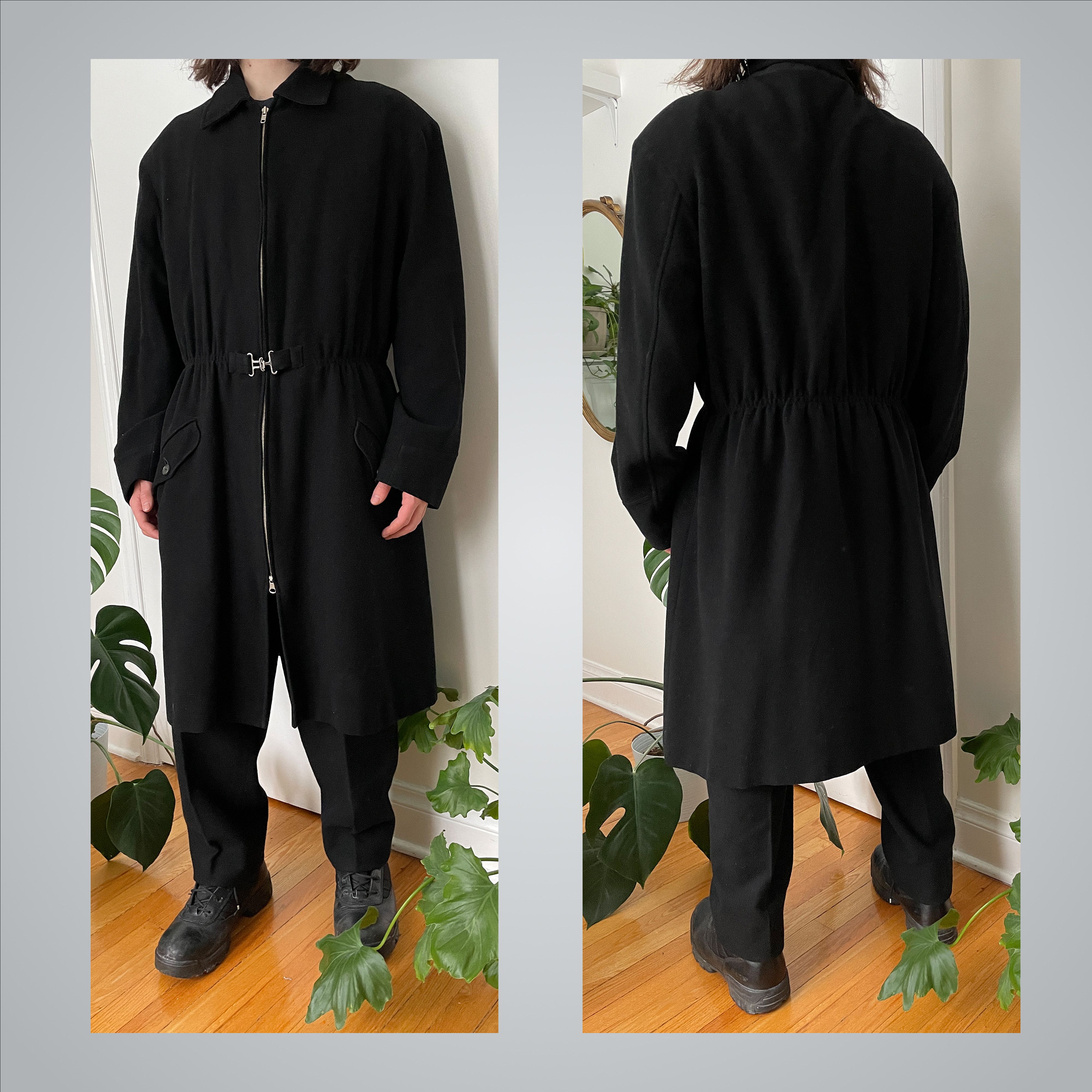 Yohji Yamamoto Yohji Yamamoto Pour Homme Soft Wool Coat Size US M / EU 48-50 / 2 - 5 Thumbnail