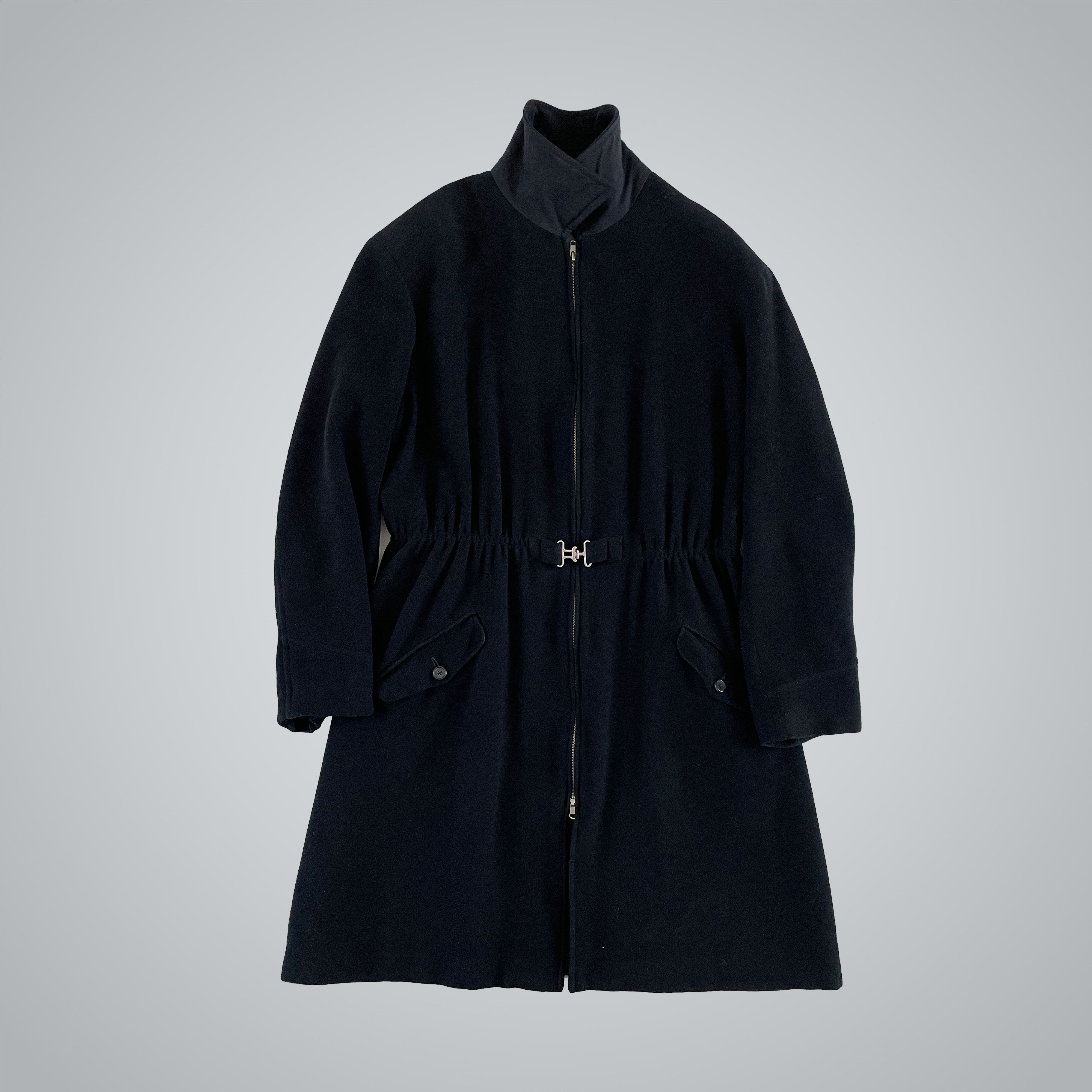 Yohji Yamamoto Yohji Yamamoto Pour Homme Soft Wool Coat Size US M / EU 48-50 / 2 - 1 Thumbnail