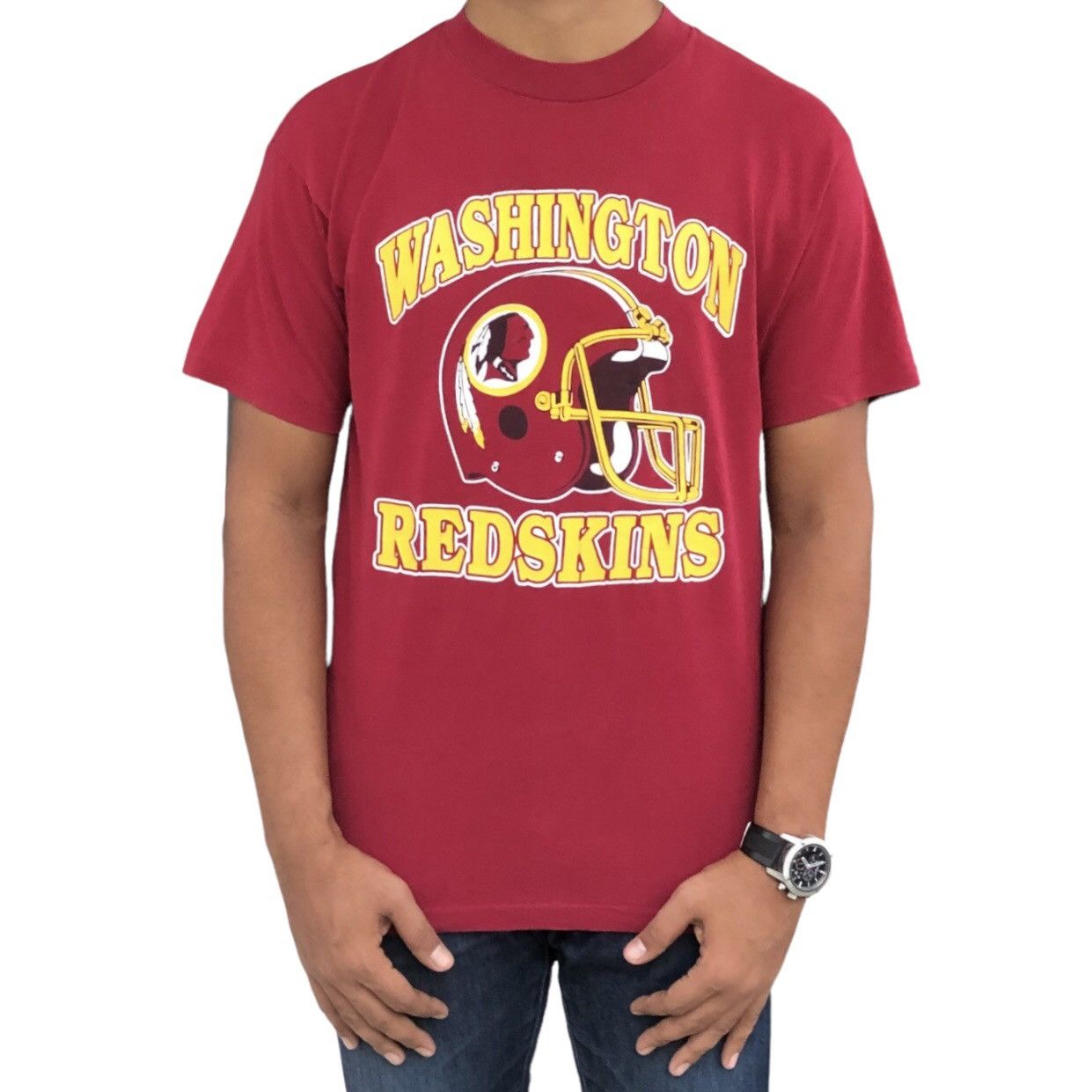 NFL VTG Trench WASHINGTON REDSKINS Football Football T-shirt Size US M / EU 48-50 / 2 - 2 Thumbnail