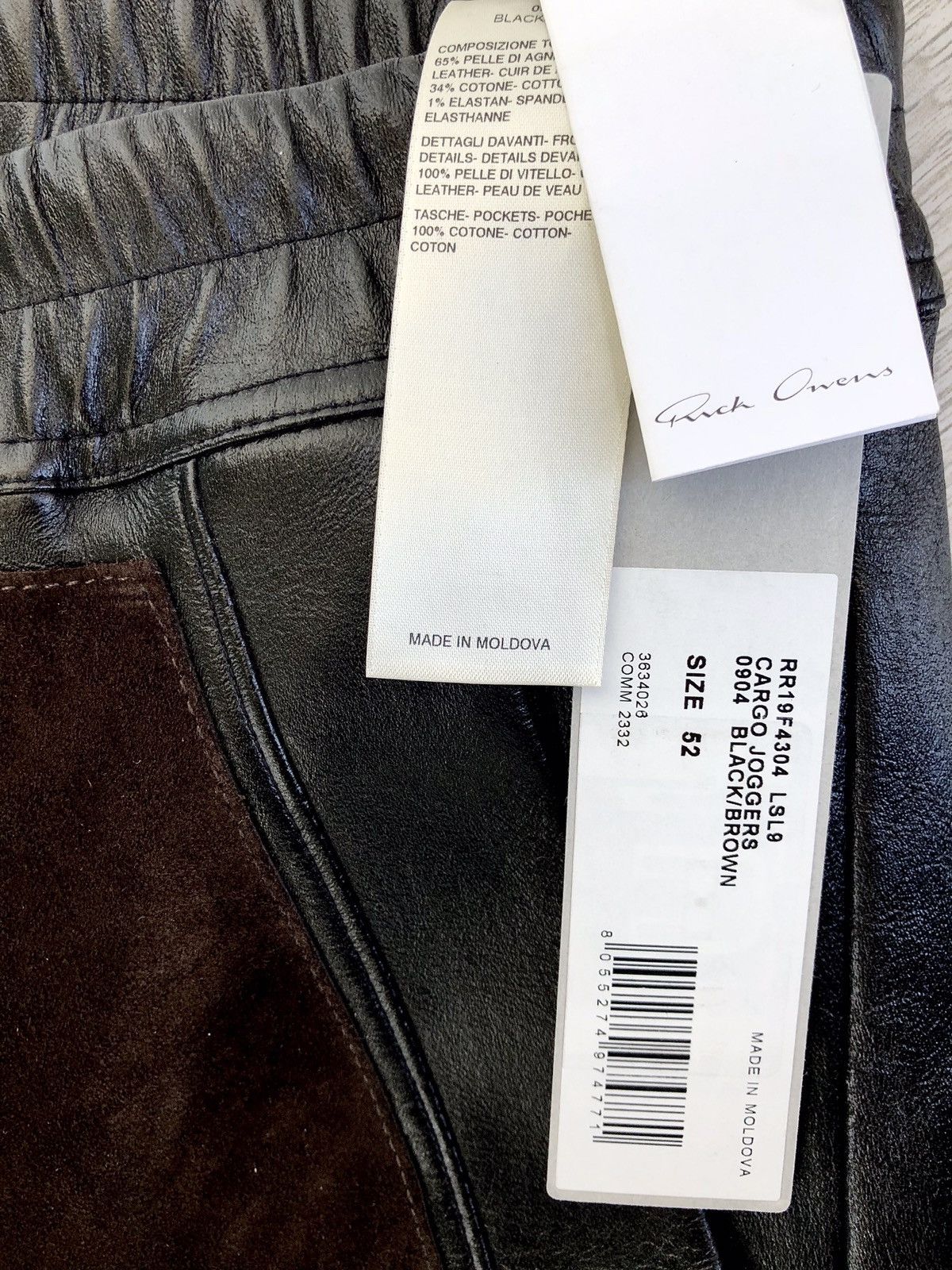 Rick Owens NEW FW💥 FULL LEATHER RUNWAY CARGO PANTS LARRY ASAP TRAVIS 52 Size US 36 / EU 52 - 13 Thumbnail