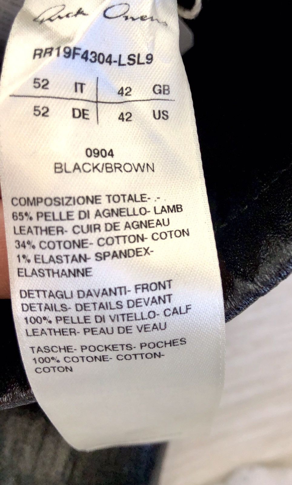 Rick Owens NEW FW💥 FULL LEATHER RUNWAY CARGO PANTS LARRY ASAP TRAVIS 52 Size US 36 / EU 52 - 14 Thumbnail