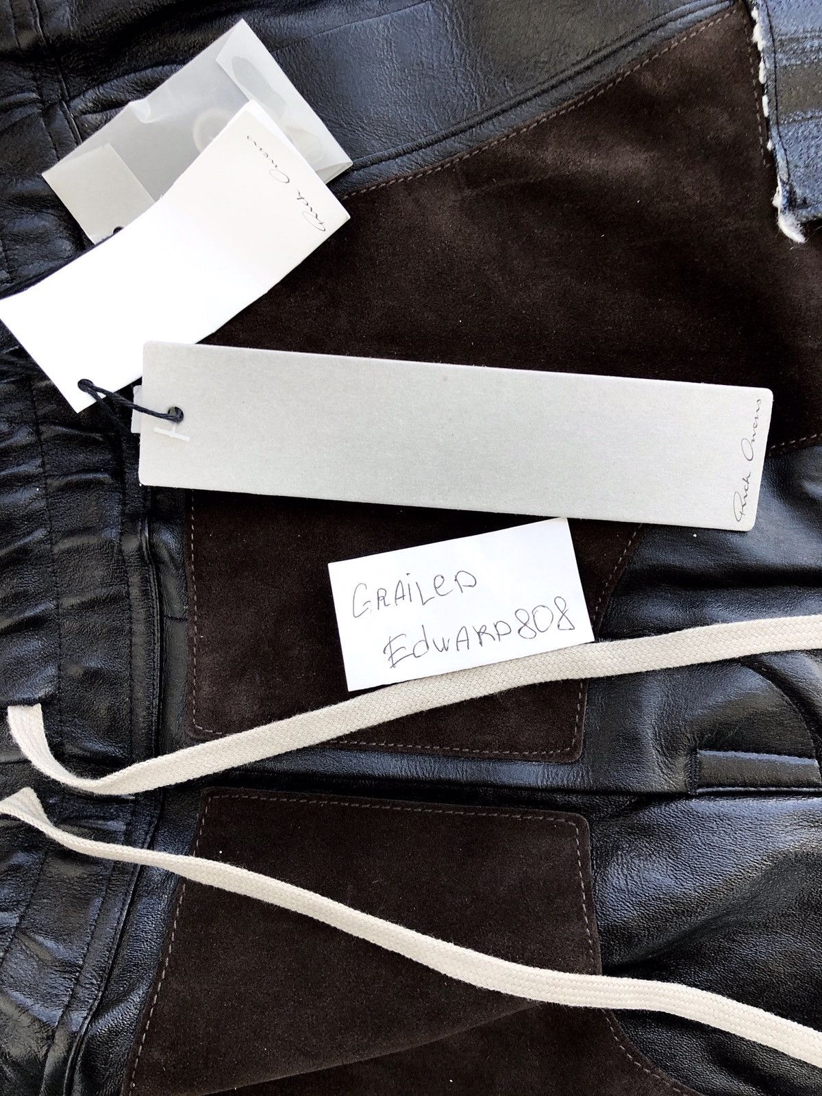 Rick Owens NEW FW💥 FULL LEATHER RUNWAY CARGO PANTS LARRY ASAP TRAVIS 52 Size US 36 / EU 52 - 15 Thumbnail