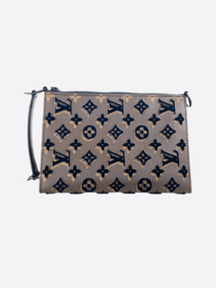 Soft trunk mini cloth bag Louis Vuitton Brown in Cloth - 35966924