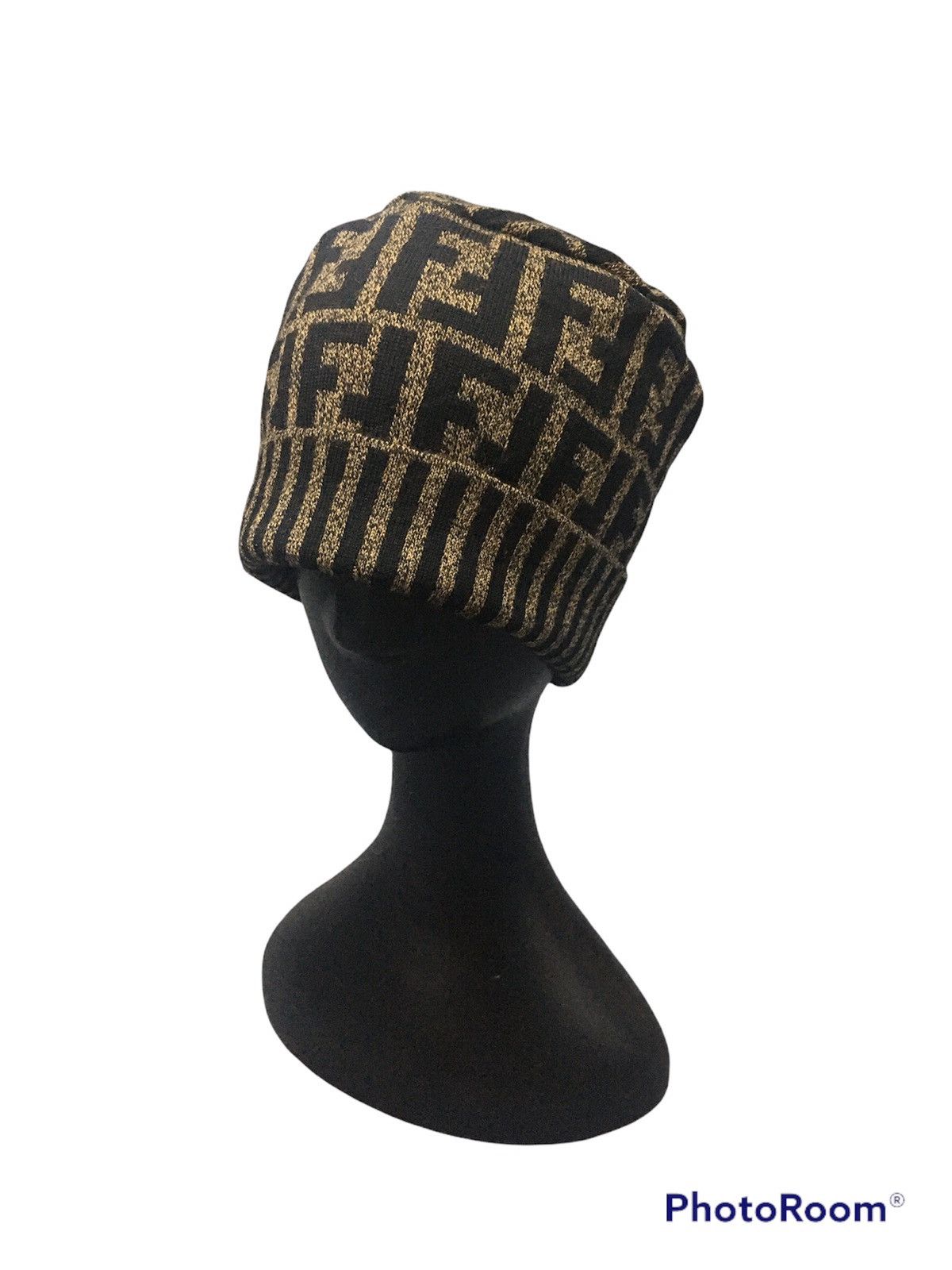 Fendi 🔥SICK🔥RARE‼️Vintage Fendi Monogram Wool Beanie Size ONE SIZE - 2 Thumbnail