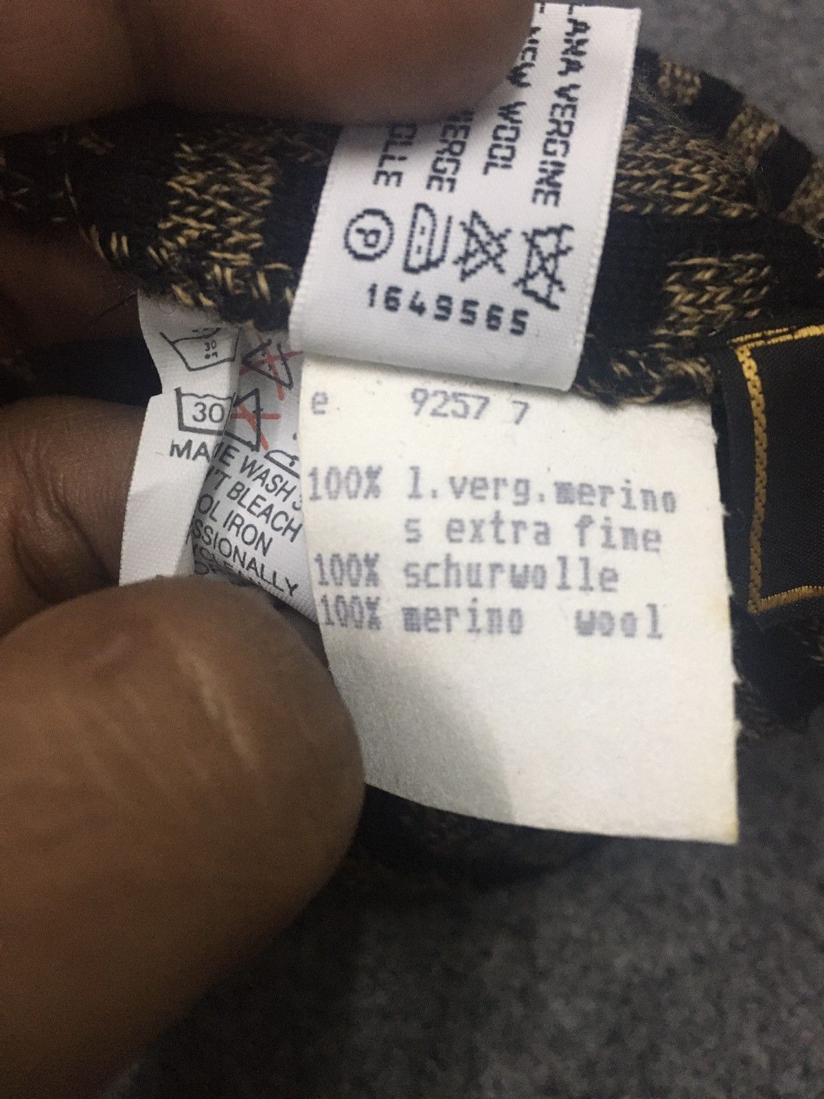 Fendi 🔥SICK🔥RARE‼️Vintage Fendi Monogram Wool Beanie Size ONE SIZE - 11 Thumbnail