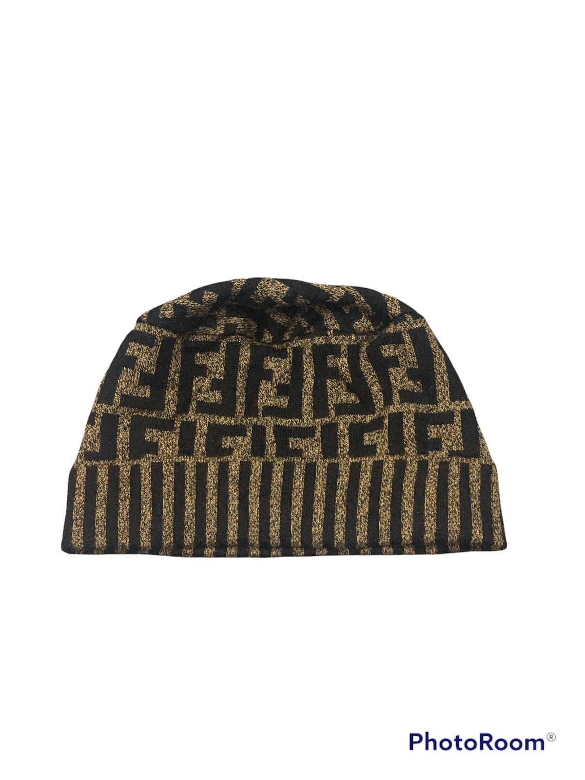Fendi 🔥SICK🔥RARE‼️Vintage Fendi Monogram Wool Beanie Size ONE SIZE - 6 Thumbnail