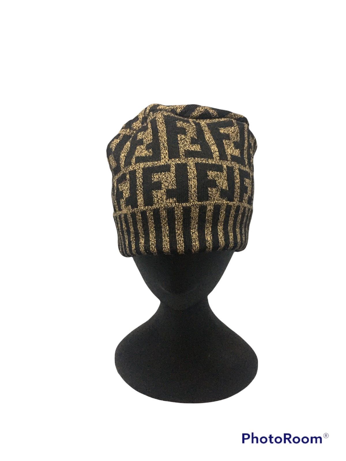 Fendi 🔥SICK🔥RARE‼️Vintage Fendi Monogram Wool Beanie Size ONE SIZE - 5 Thumbnail