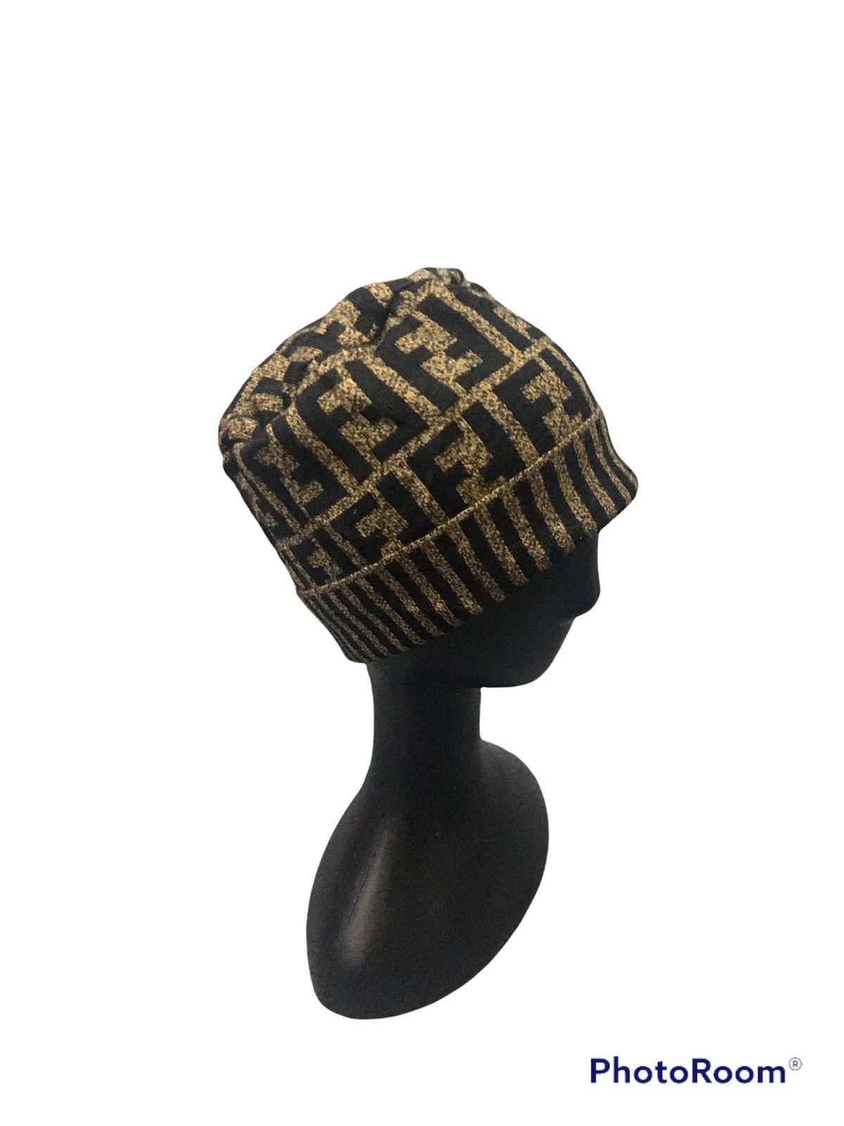 Fendi 🔥SICK🔥RARE‼️Vintage Fendi Monogram Wool Beanie Size ONE SIZE - 4 Thumbnail