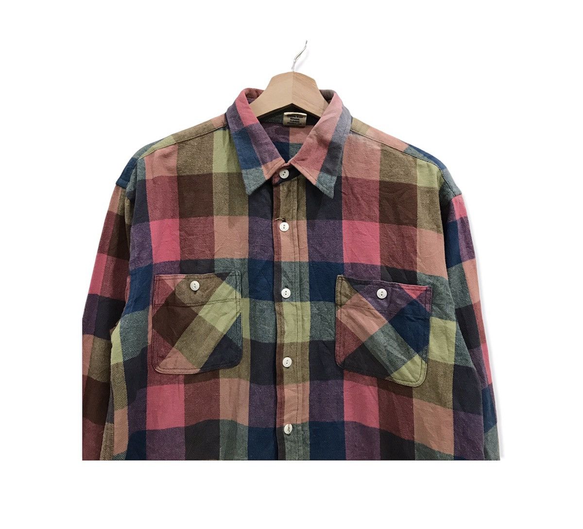 Flannel Magic Square Multicolour Flannel Shirt Size US M / EU 48-50 / 2 - 2 Thumbnail