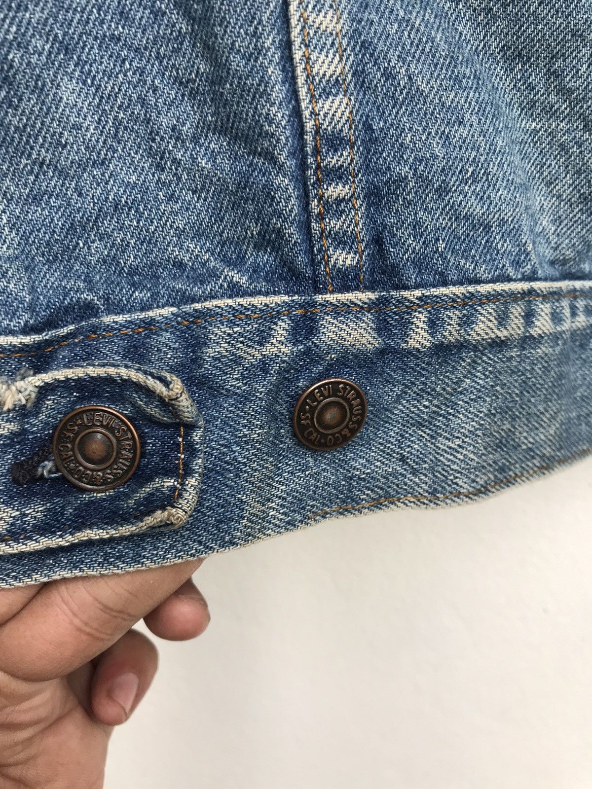 Levi's Vintage Clothing Vintage 80s Levi’s Trucker Jacket Size US M / EU 48-50 / 2 - 12 Thumbnail