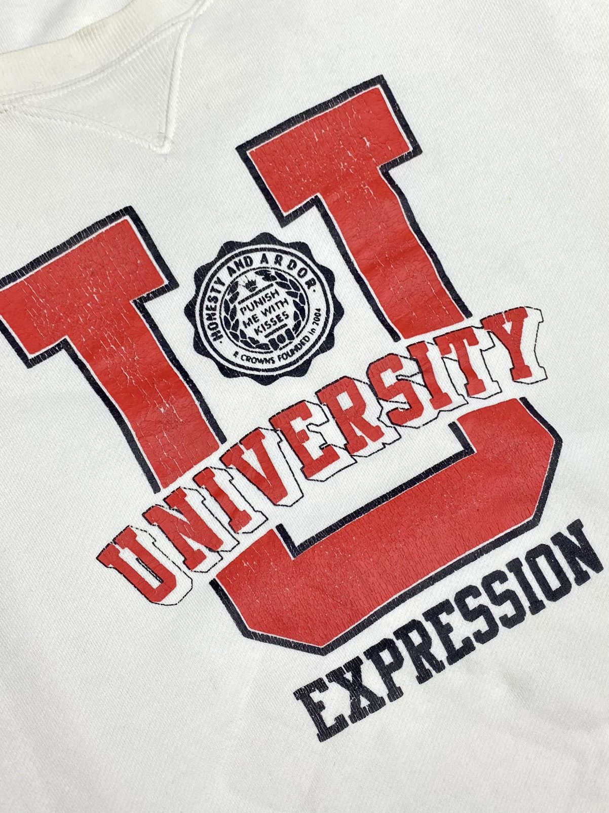 Other UNIVERSITY EMPRESSION HONESTY AND ARDOR SPELLOUT SWEATSHIRT Size US S / EU 44-46 / 1 - 9 Thumbnail