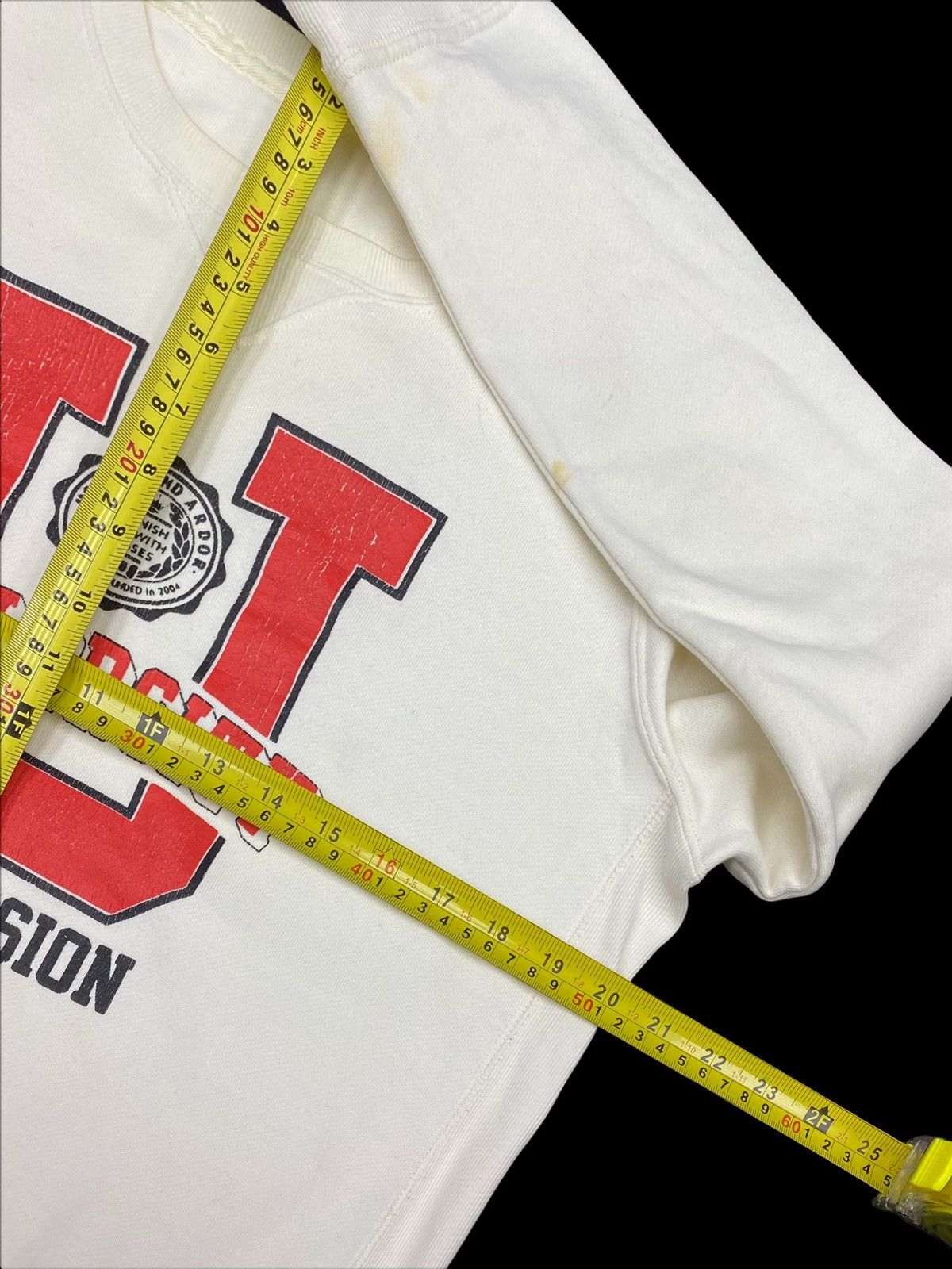 Other UNIVERSITY EMPRESSION HONESTY AND ARDOR SPELLOUT SWEATSHIRT Size US S / EU 44-46 / 1 - 14 Thumbnail