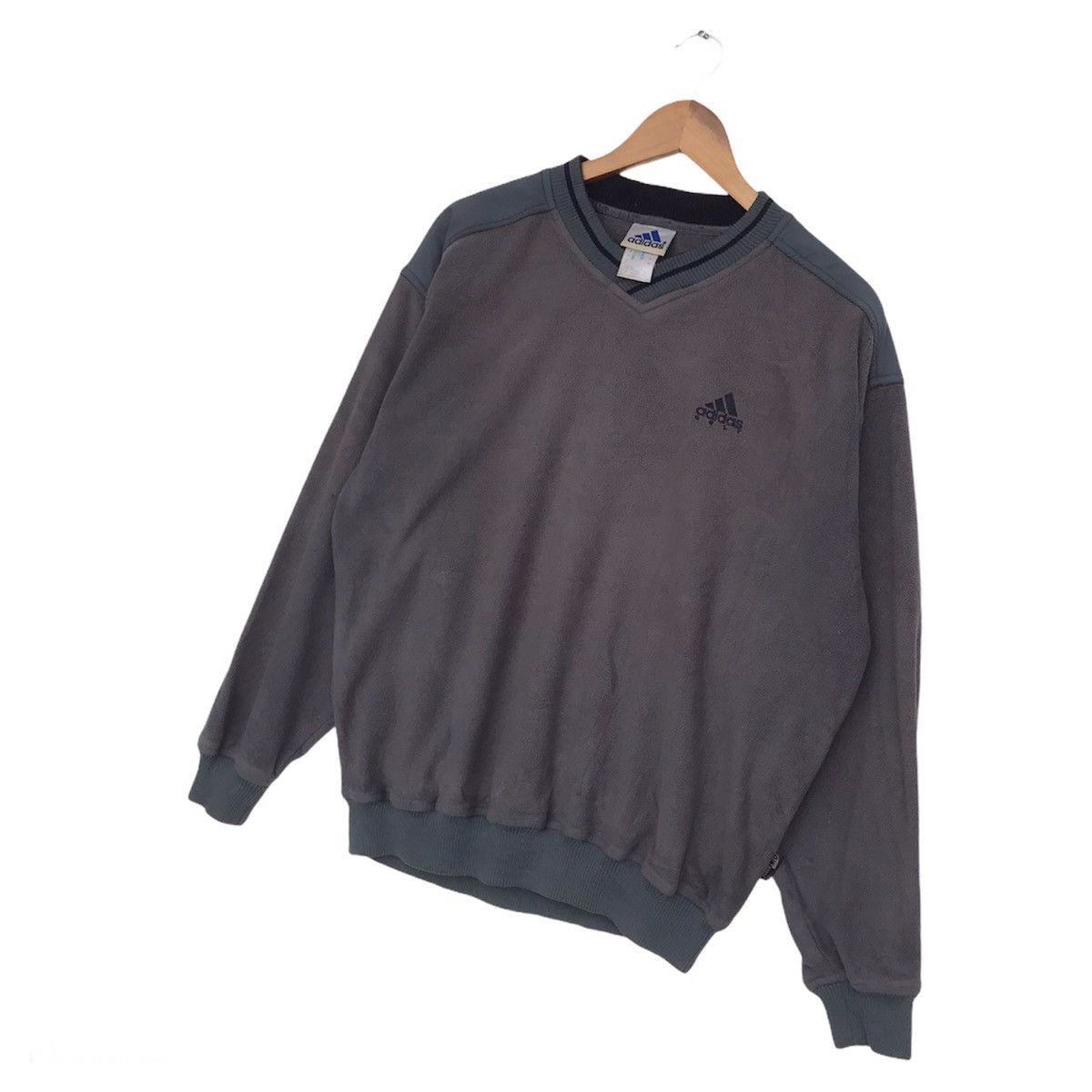 Adidas × Vintage Vintage 90S Adidas equipment sweatshirt jumper Size US L / EU 52-54 / 3 - 3 Thumbnail