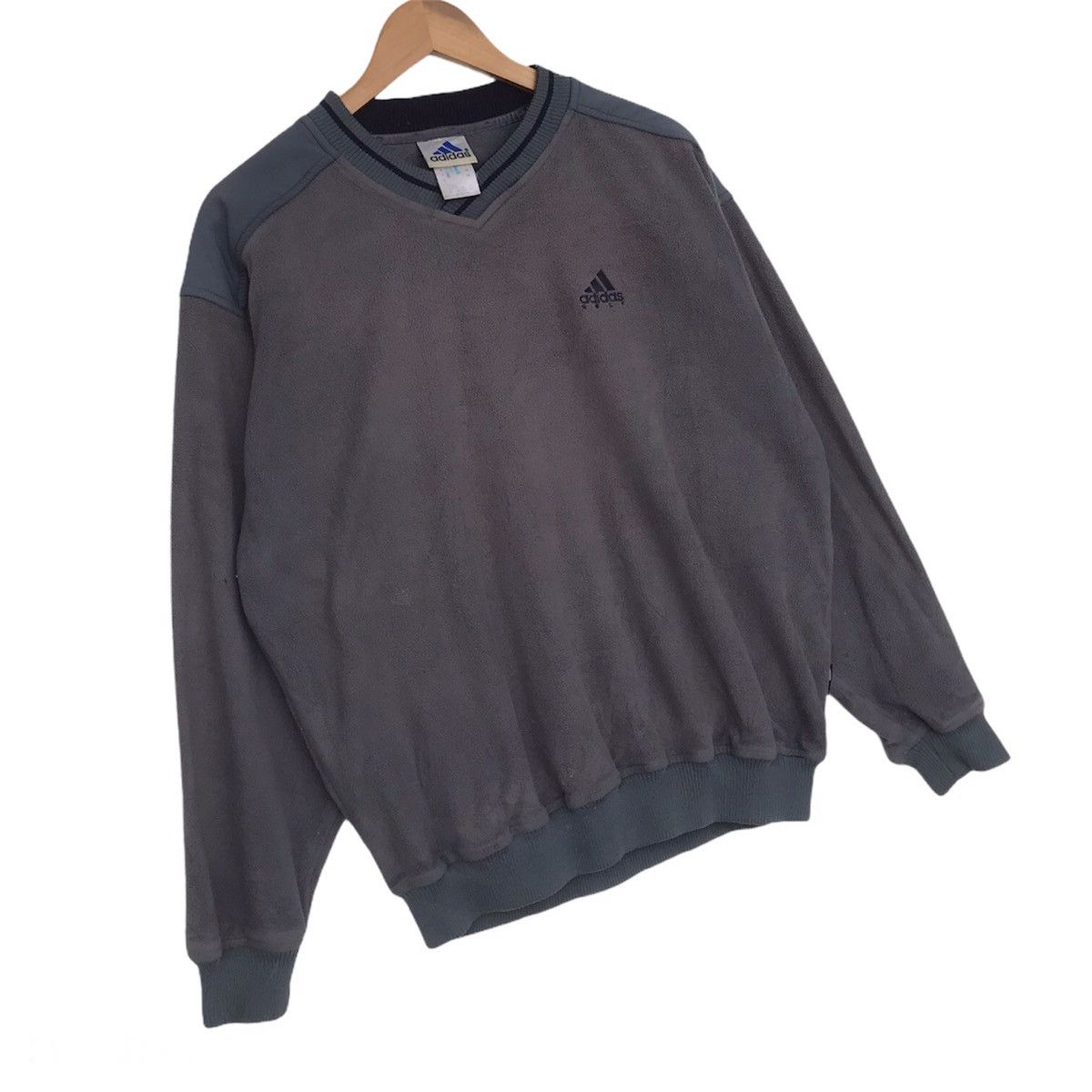 Adidas × Vintage Vintage 90S Adidas equipment sweatshirt jumper Size US L / EU 52-54 / 3 - 2 Thumbnail