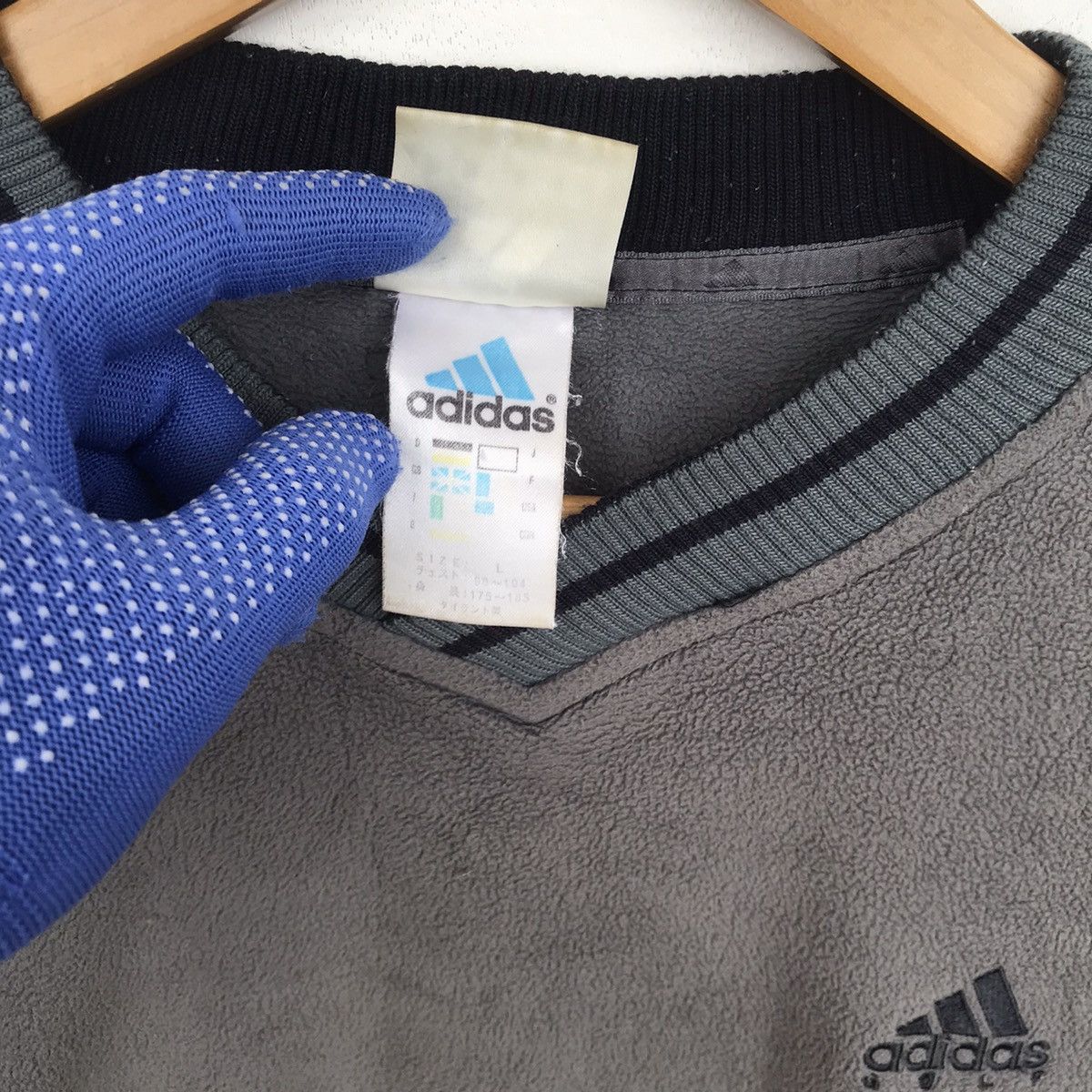 Adidas × Vintage Vintage 90S Adidas equipment sweatshirt jumper Size US L / EU 52-54 / 3 - 6 Thumbnail