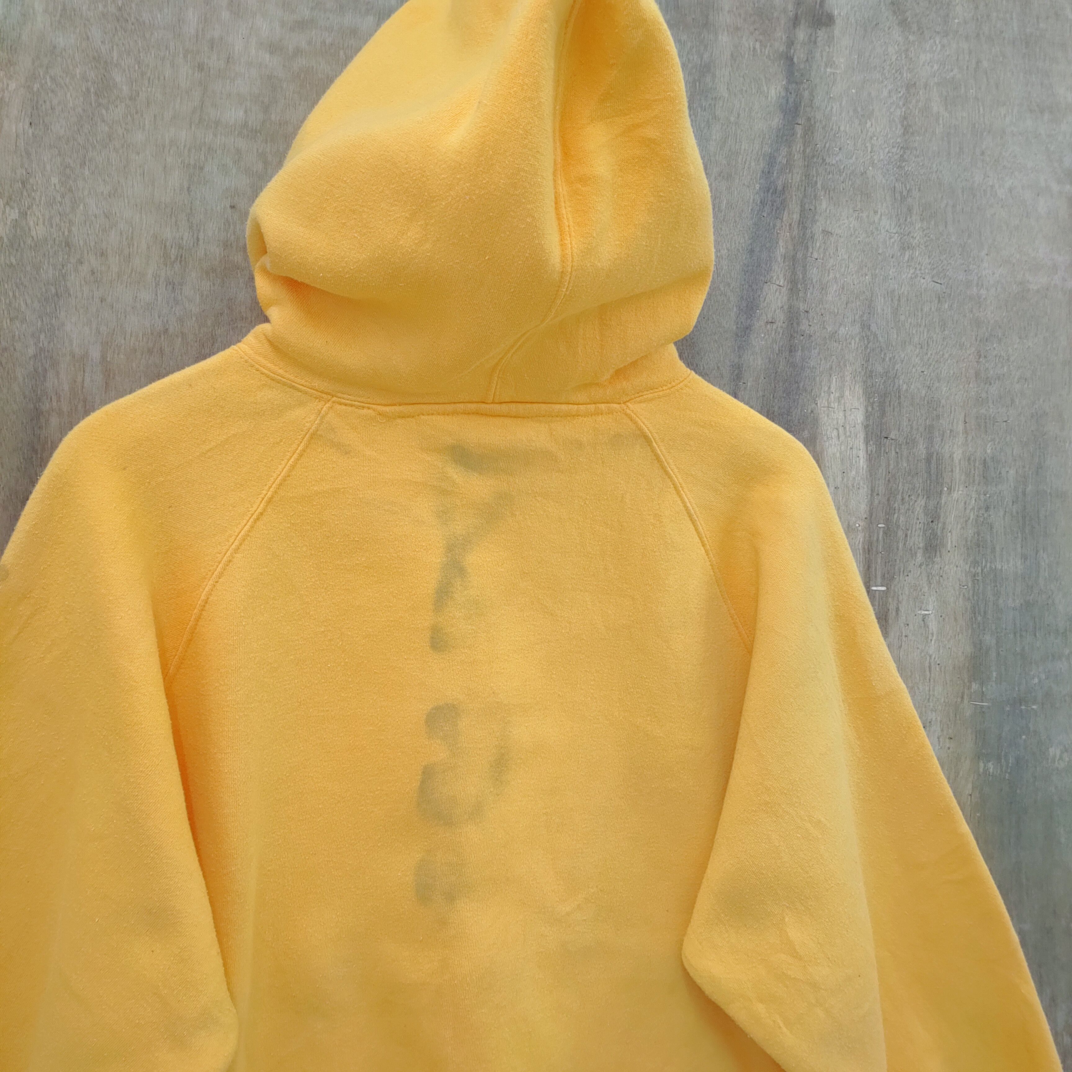 Designer × Japanese Brand VINTAGE A.D.ONE YELLOW SWEATSHIRT HOODIE Size US L / EU 52-54 / 3 - 8 Thumbnail