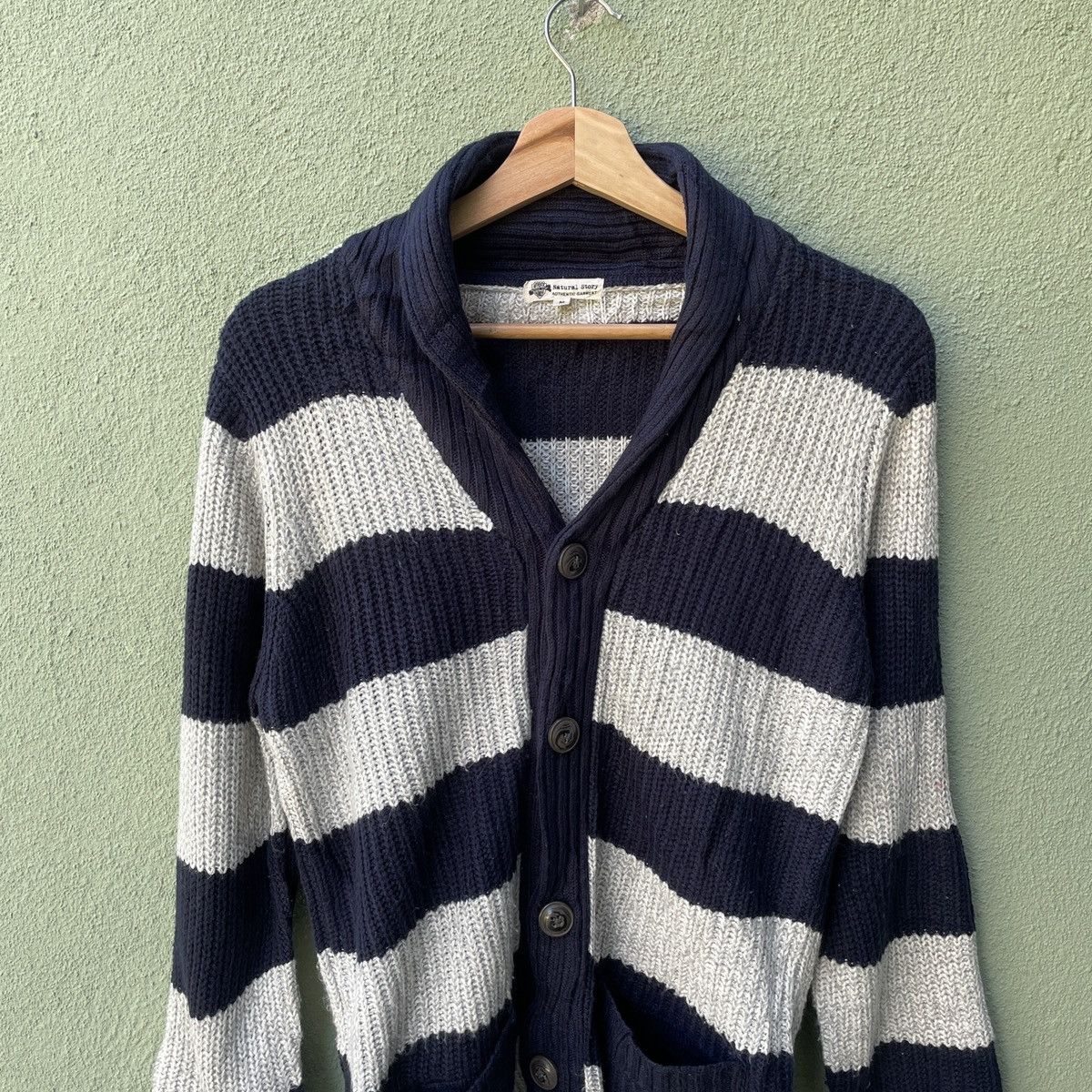 Natural Selection Vintage NATURAL STORY AUTHENTIC GARMENT Cardigan Knitwear Size US S / EU 44-46 / 1 - 2 Thumbnail