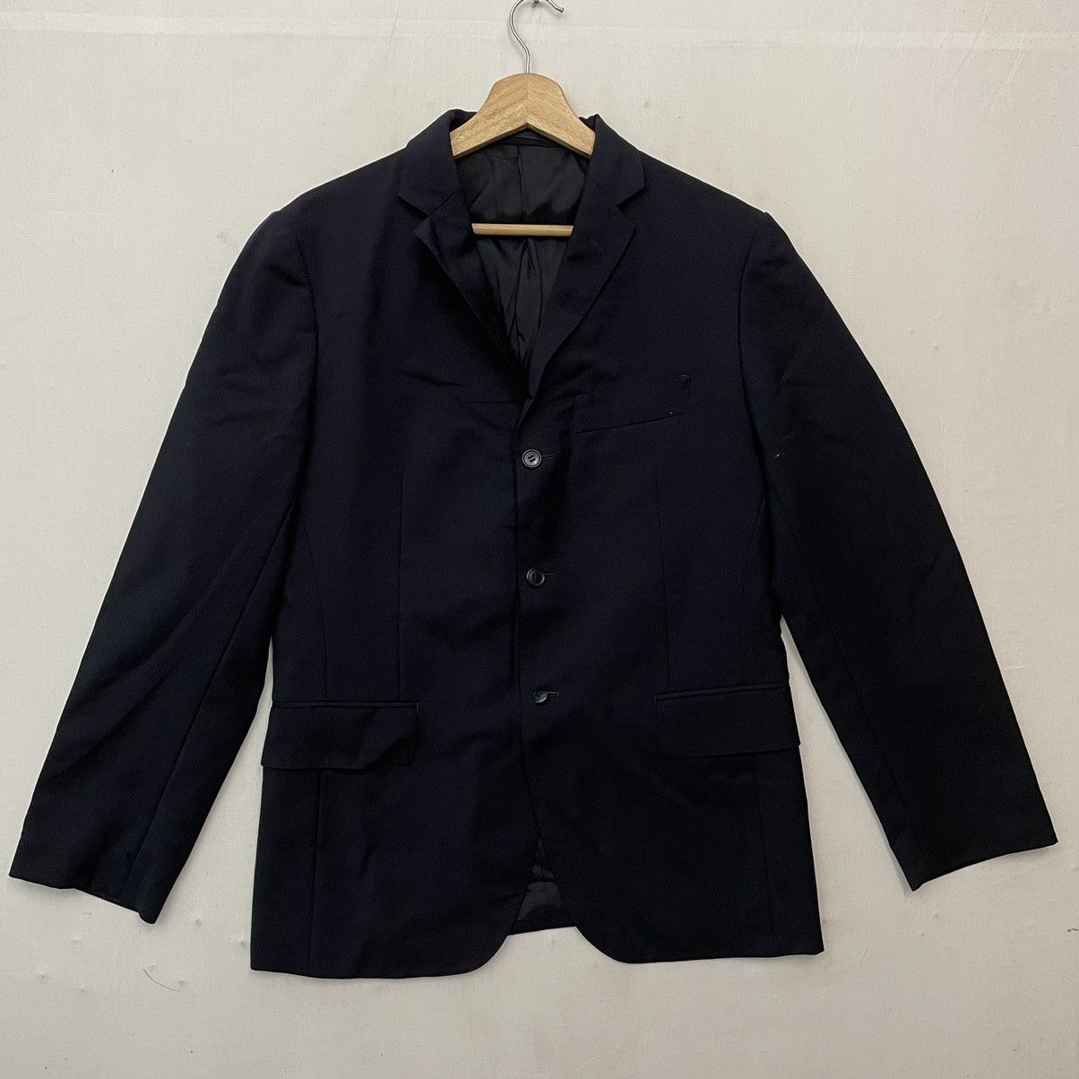 CABANE de ZUCCa Vintage‼️ CABANE DE ZUCCA Black Coat Blazer Jacket Size US M / EU 48-50 / 2 - 1 Thumbnail