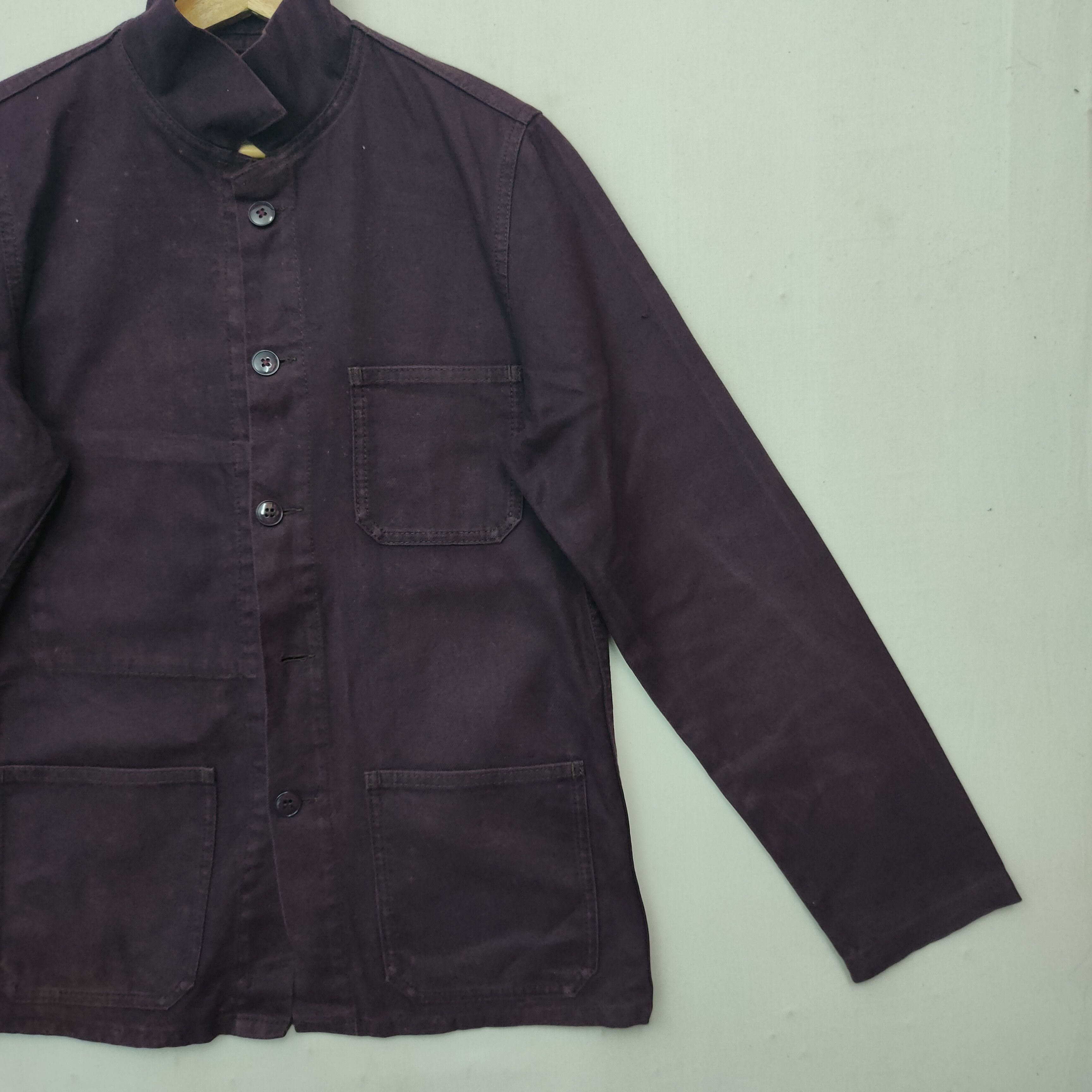 CABANE de ZUCCa Vintage‼️ ZUCCA TRAVAIL Chore Faded Workwear Jacket Size US S / EU 44-46 / 1 - 3 Thumbnail