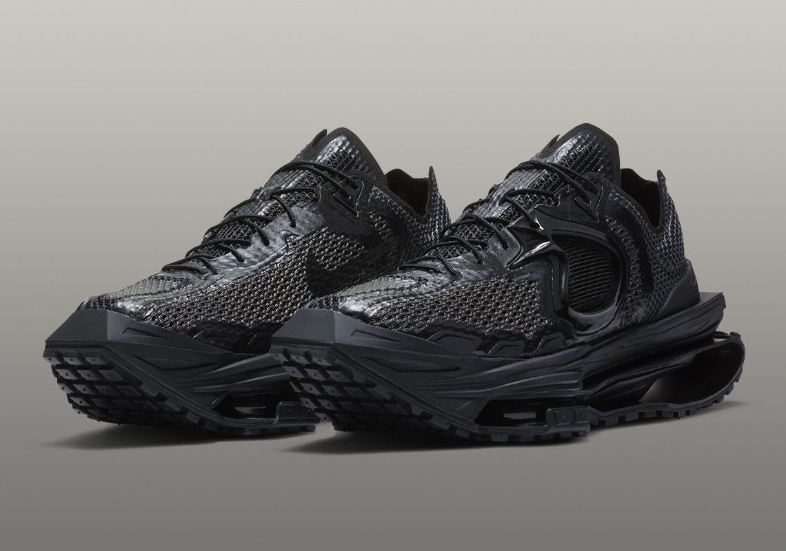 1017 ALYX 9SM Nike Zoom MMW 004 Triple Black Size US 13 / EU 46 - 1 Thumbnail