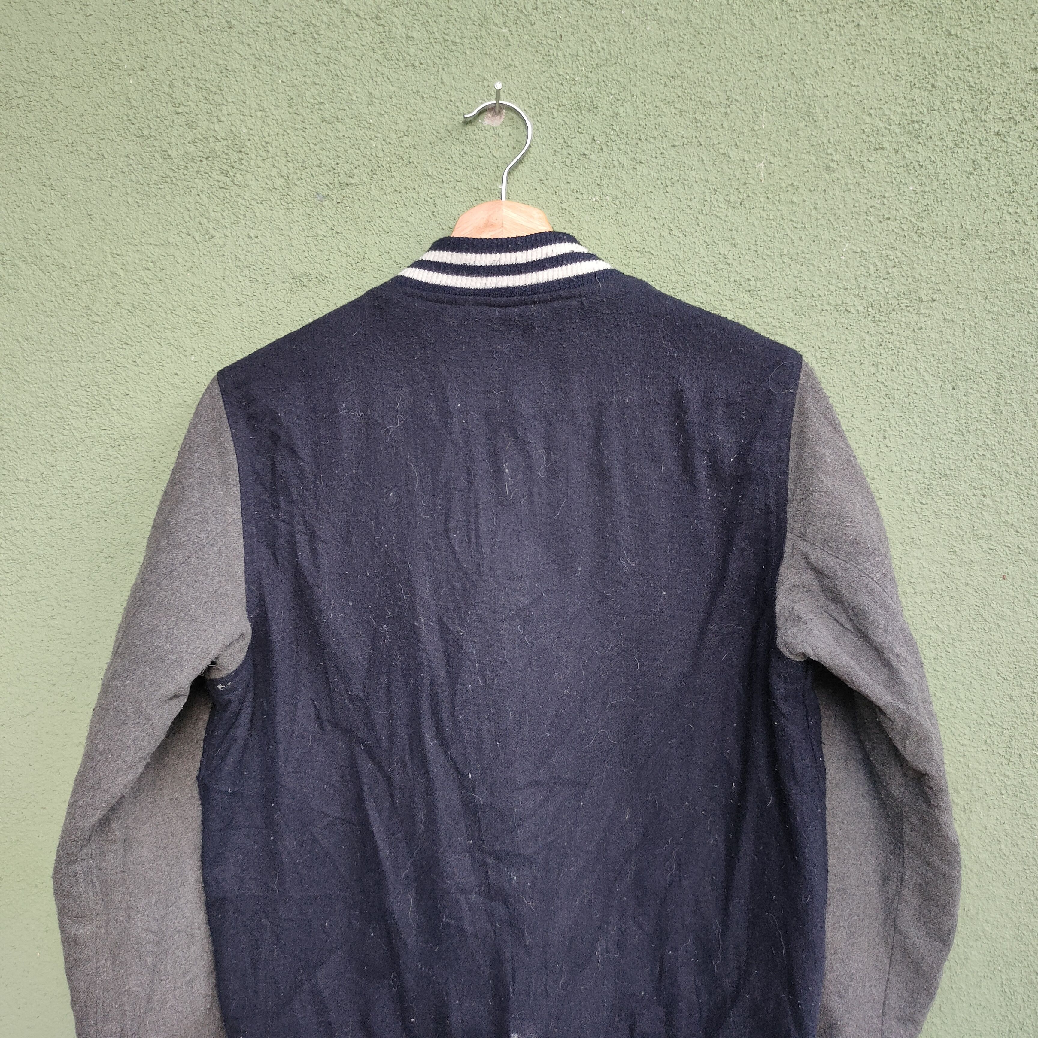 Harris Tweed Vintage Harris Tweed Authority Button Ups Varsity Jacket Size US S / EU 44-46 / 1 - 10 Thumbnail