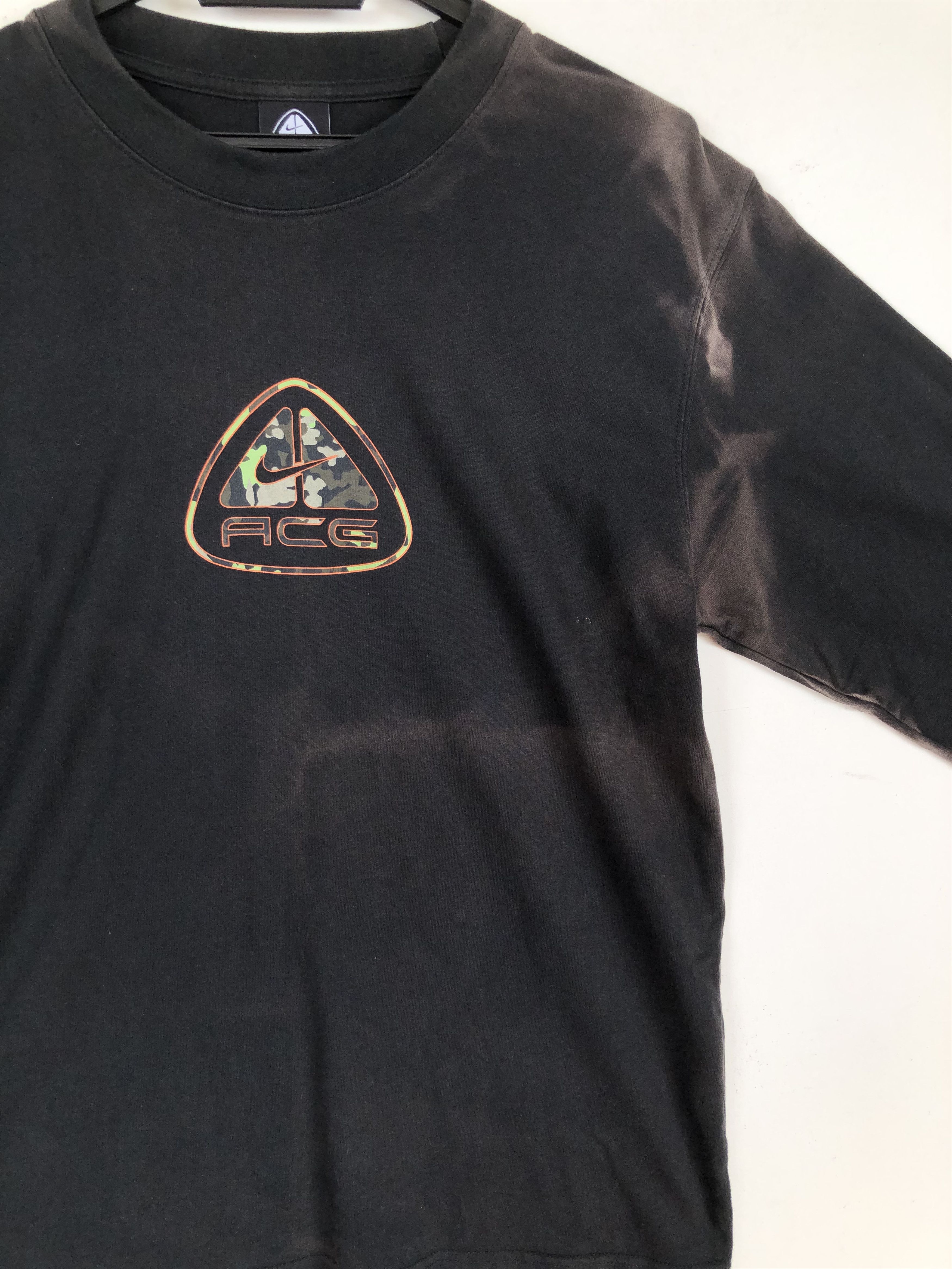 Nike ACG VINTAGE NIKE ACG BLEACH DISTRESSED BIG LOGO L/S SHIRT Size US M / EU 48-50 / 2 - 7 Thumbnail