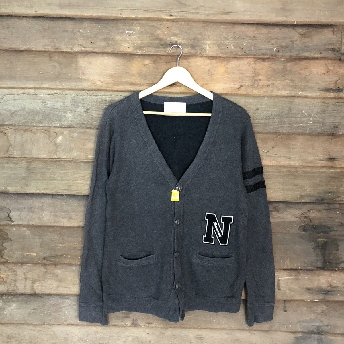 NANO universe DL Nano Universe Japan Grey Cardigan #3262 Size US M / EU 48-50 / 2 - 3 Thumbnail