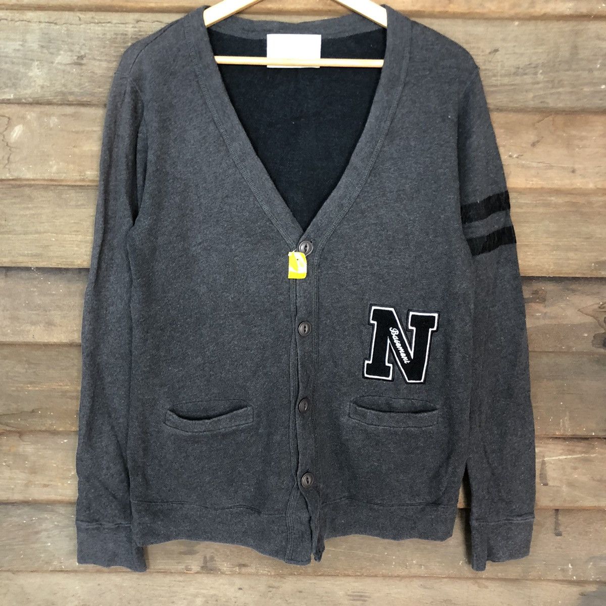NANO universe DL Nano Universe Japan Grey Cardigan #3262 Size US M / EU 48-50 / 2 - 8 Thumbnail