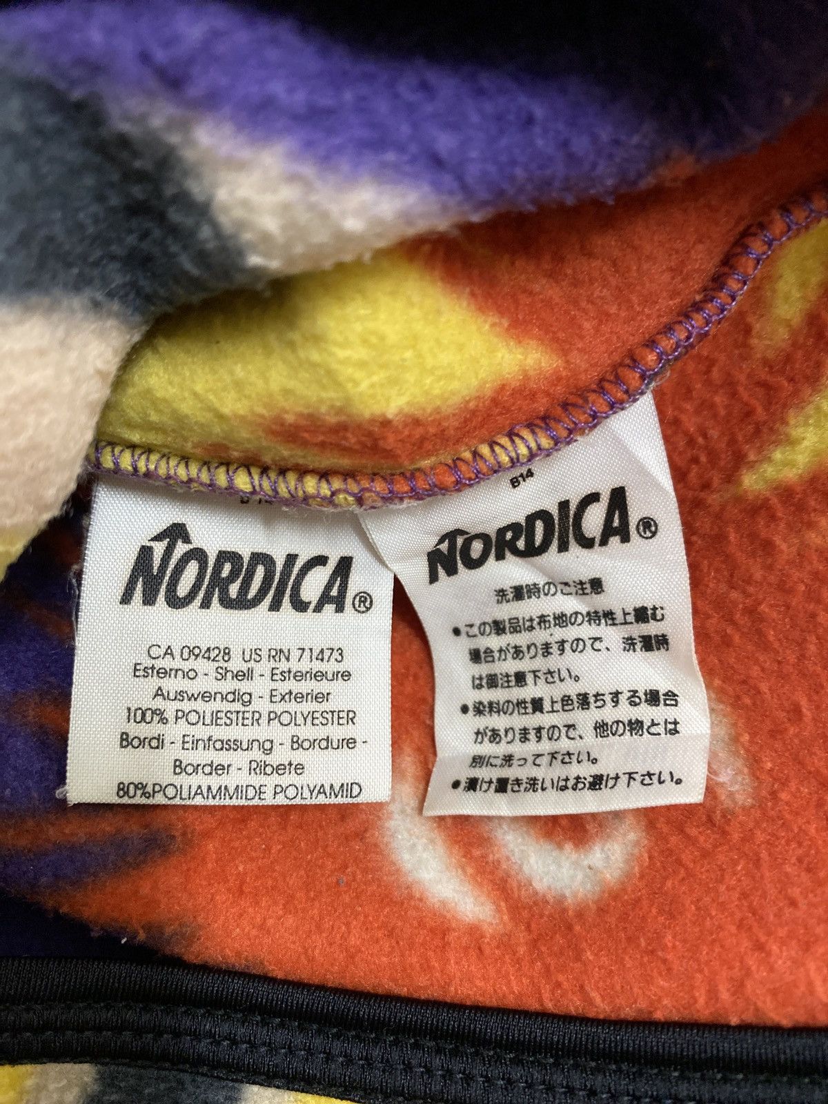 Other Nordica made italy printed fleece hoodies Size US M / EU 48-50 / 2 - 4 Thumbnail