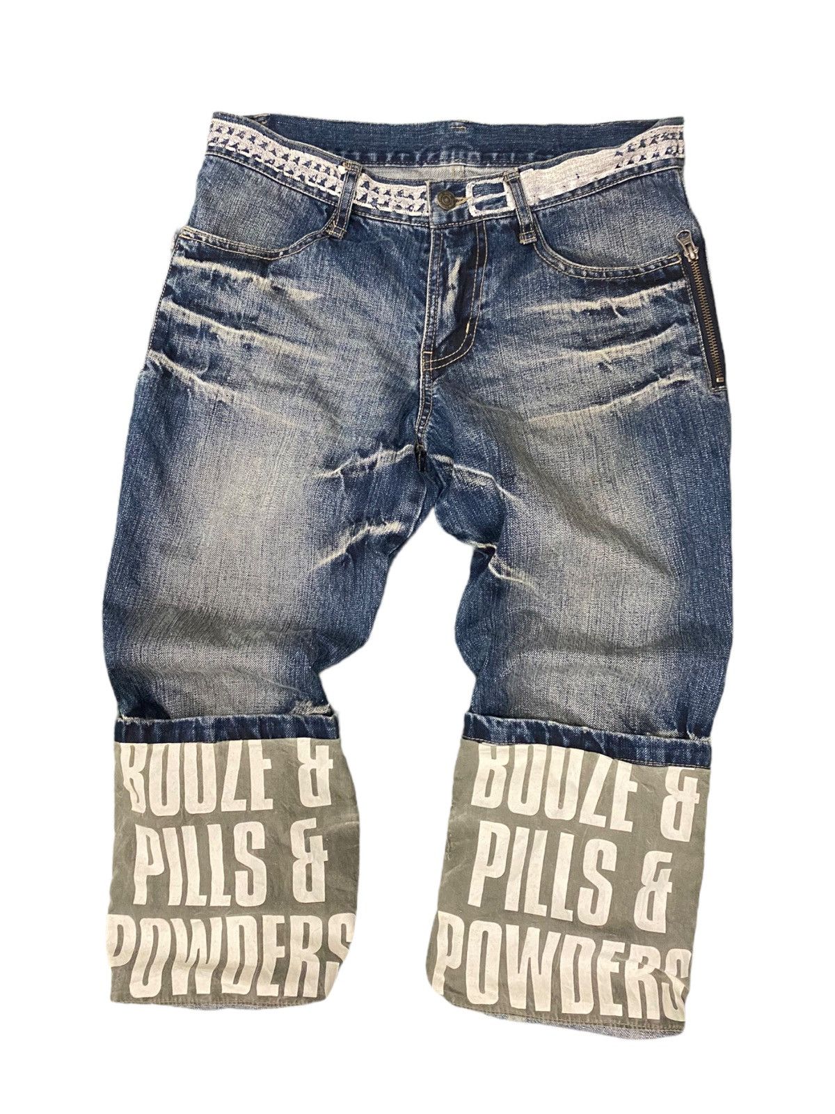 PPFM PPFM cropped distress pant Size US 32 / EU 48 - 1 Thumbnail