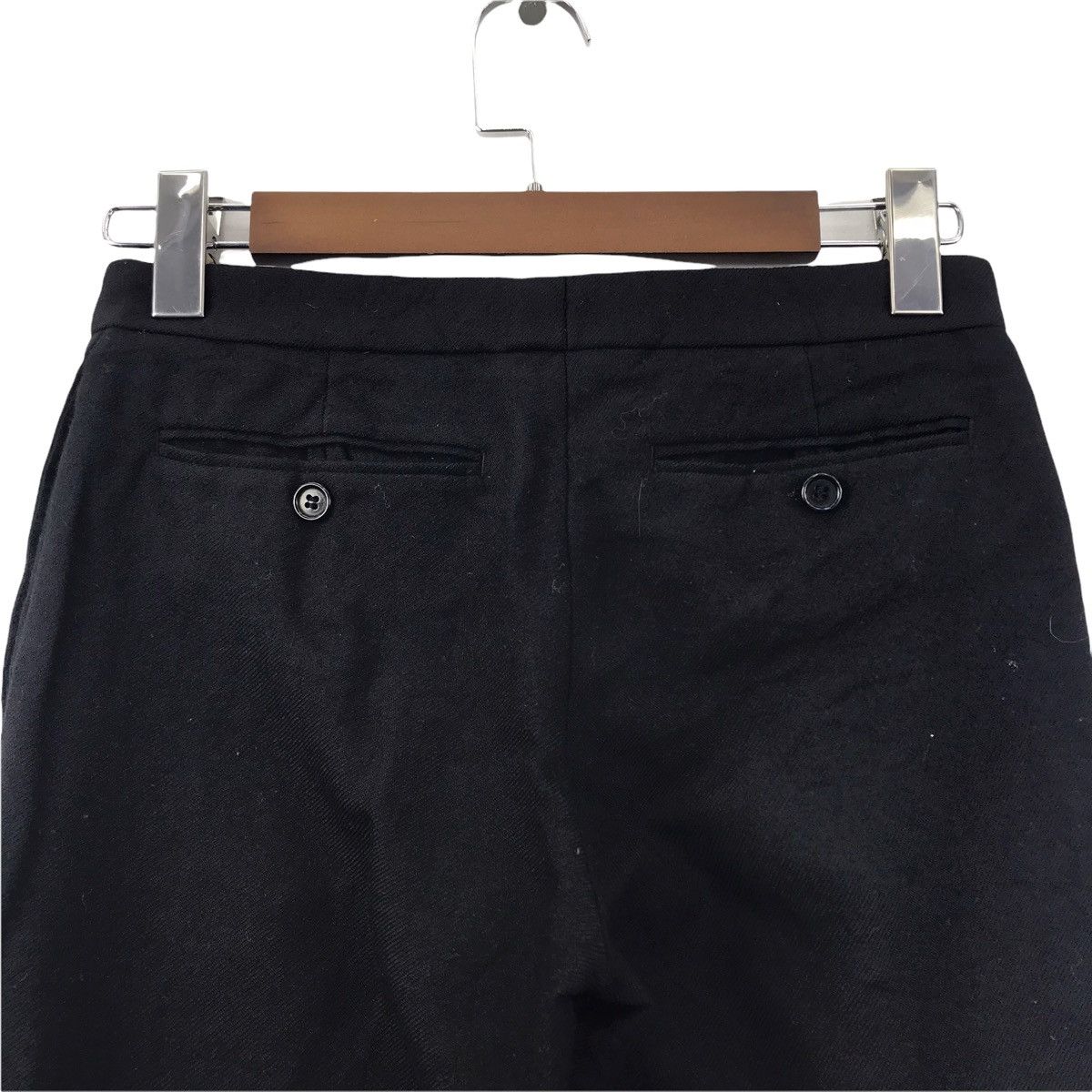 Helmut Lang HELMUT LANG ITALY Button Pocket Wool Casual Black Trousers Size US 27 - 7 Thumbnail