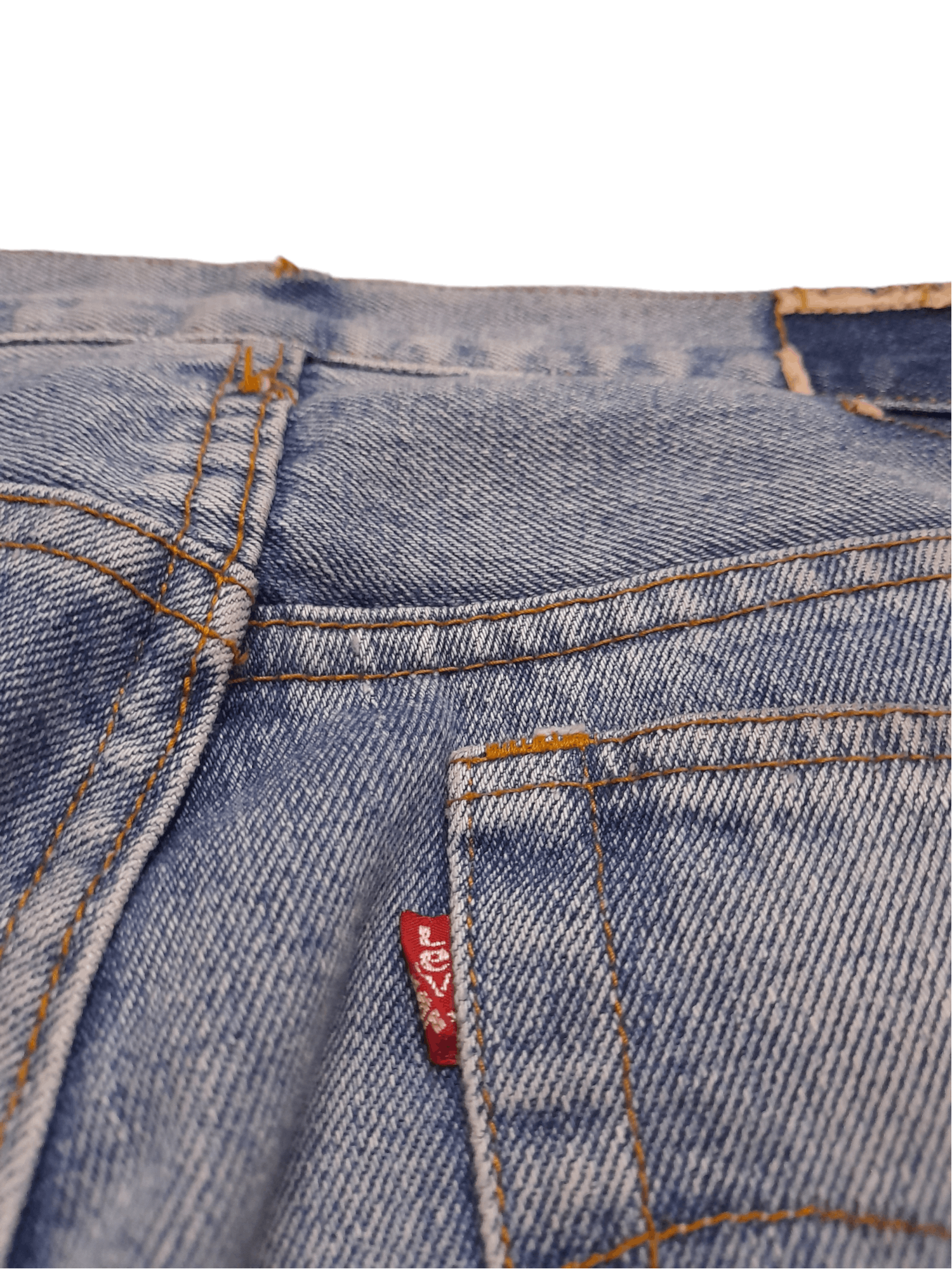 Levi's 1982 Levis 501 Button 524 Black Pole Denim (E99) W32 Size US 32 / EU 48 - 3 Thumbnail