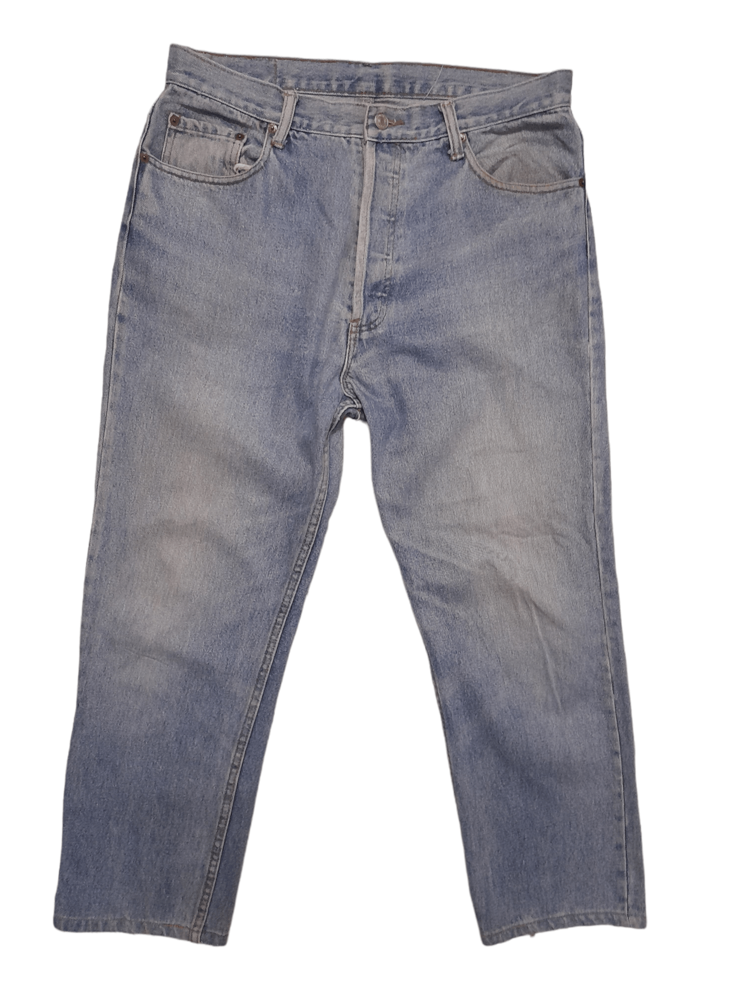 Levi's 1982 Levis 501 Button 524 Black Pole Denim (E99) W32 Size US 32 / EU 48 - 4 Thumbnail