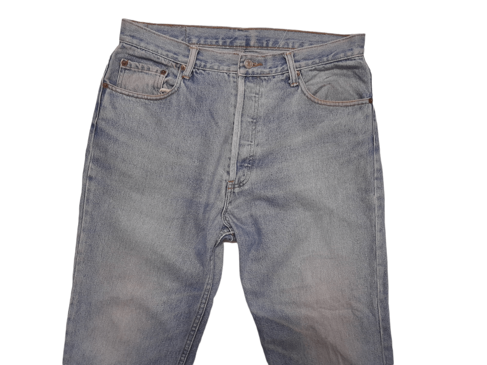 Levi's 1982 Levis 501 Button 524 Black Pole Denim (E99) W32 Size US 32 / EU 48 - 5 Thumbnail