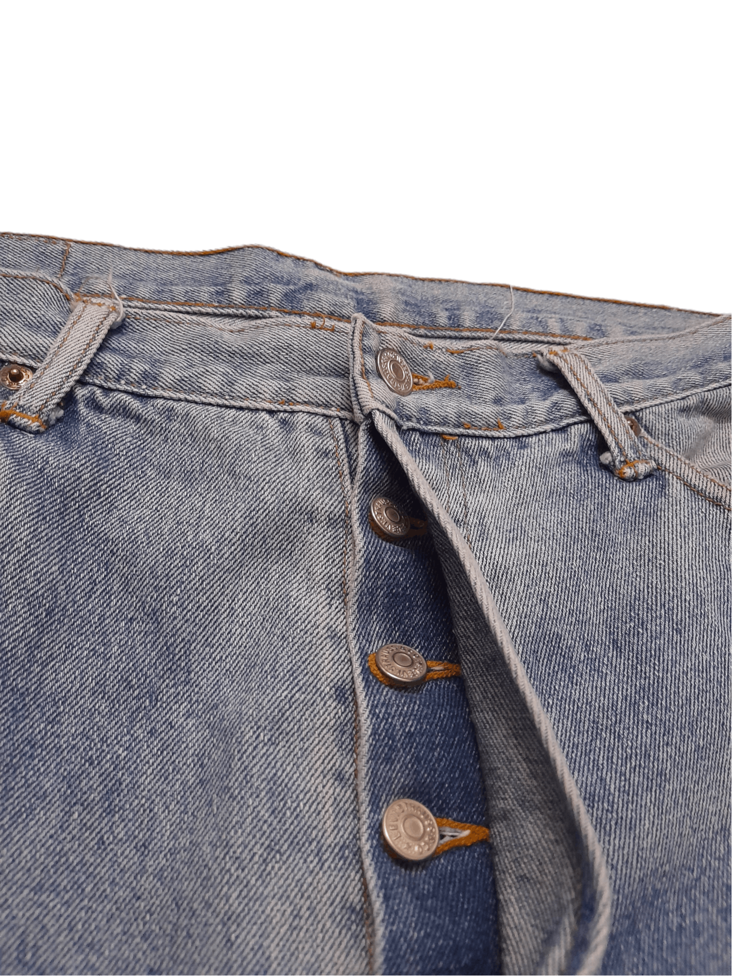 Levi's 1982 Levis 501 Button 524 Black Pole Denim (E99) W32 Size US 32 / EU 48 - 7 Thumbnail
