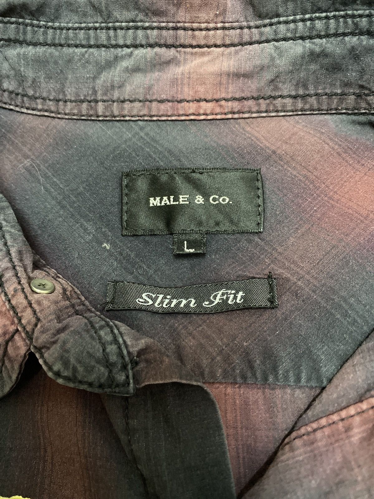 Flannel × Japanese Brand Male & co Flannel shirt Size US L / EU 52-54 / 3 - 4 Thumbnail