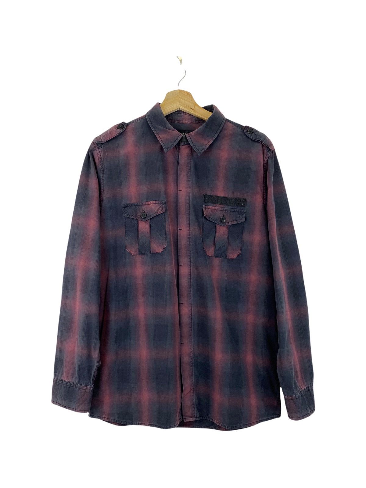Flannel × Japanese Brand Male & co Flannel shirt Size US L / EU 52-54 / 3 - 1 Thumbnail