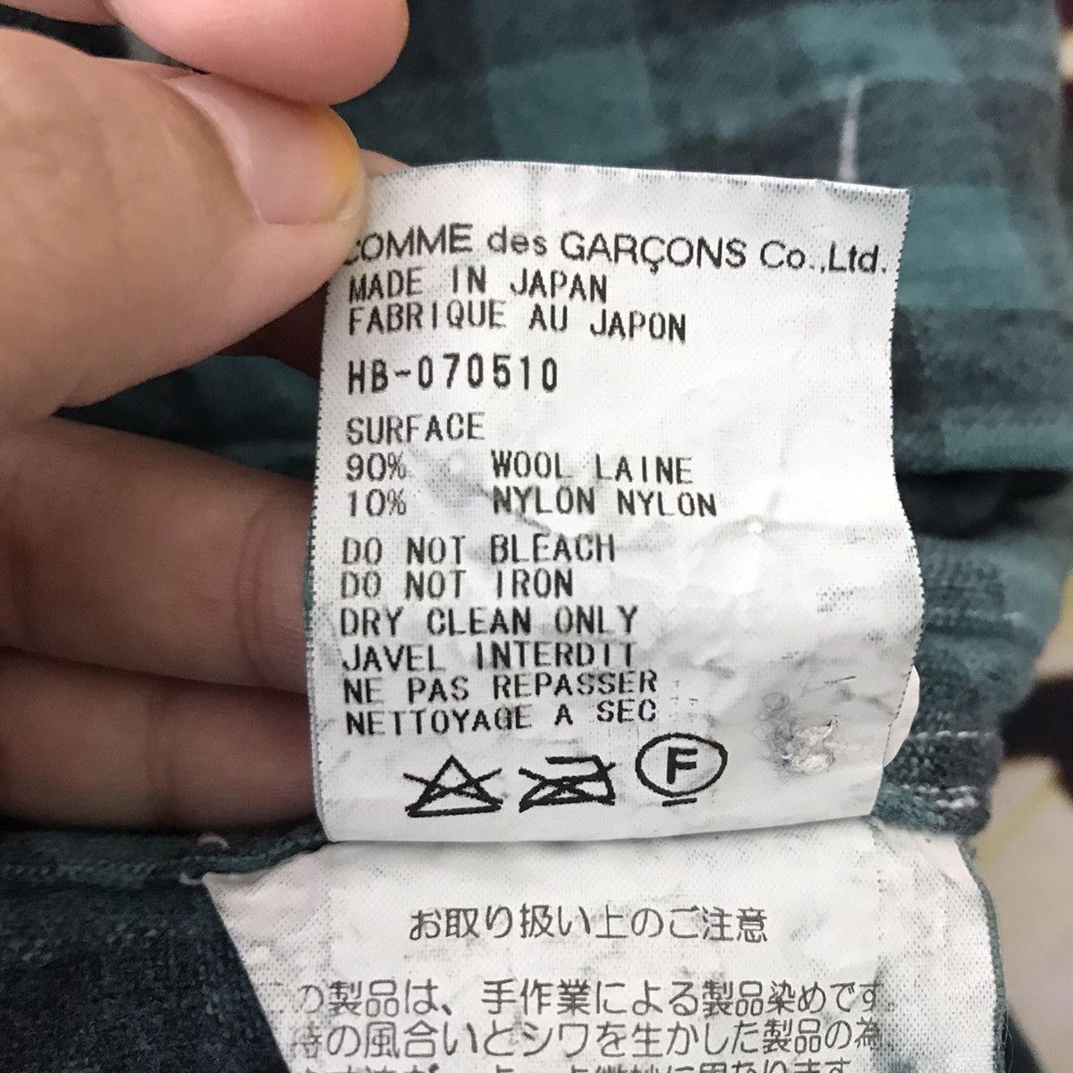 Comme des Garcons Vintage COMME DES GARCONS Homme Tartan Check Flannel Jacket Size US L / EU 52-54 / 3 - 5 Thumbnail