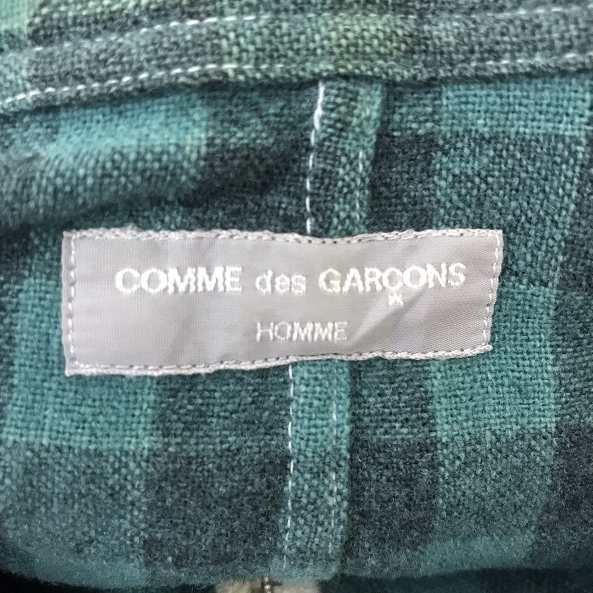 Comme des Garcons Vintage COMME DES GARCONS Homme Tartan Check Flannel Jacket Size US L / EU 52-54 / 3 - 3 Thumbnail