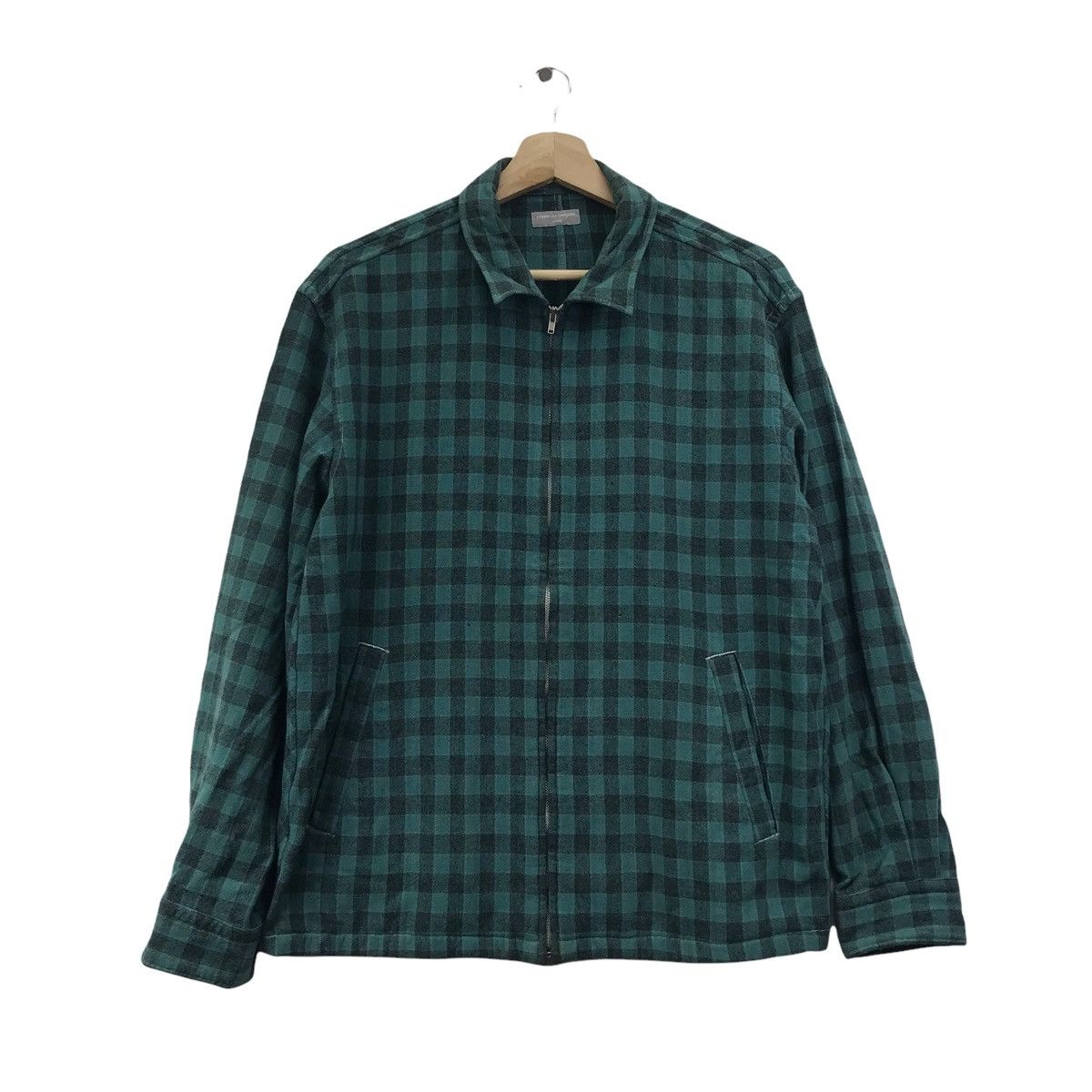 Comme des Garcons Vintage COMME DES GARCONS Homme Tartan Check Flannel Jacket Size US L / EU 52-54 / 3 - 1 Thumbnail