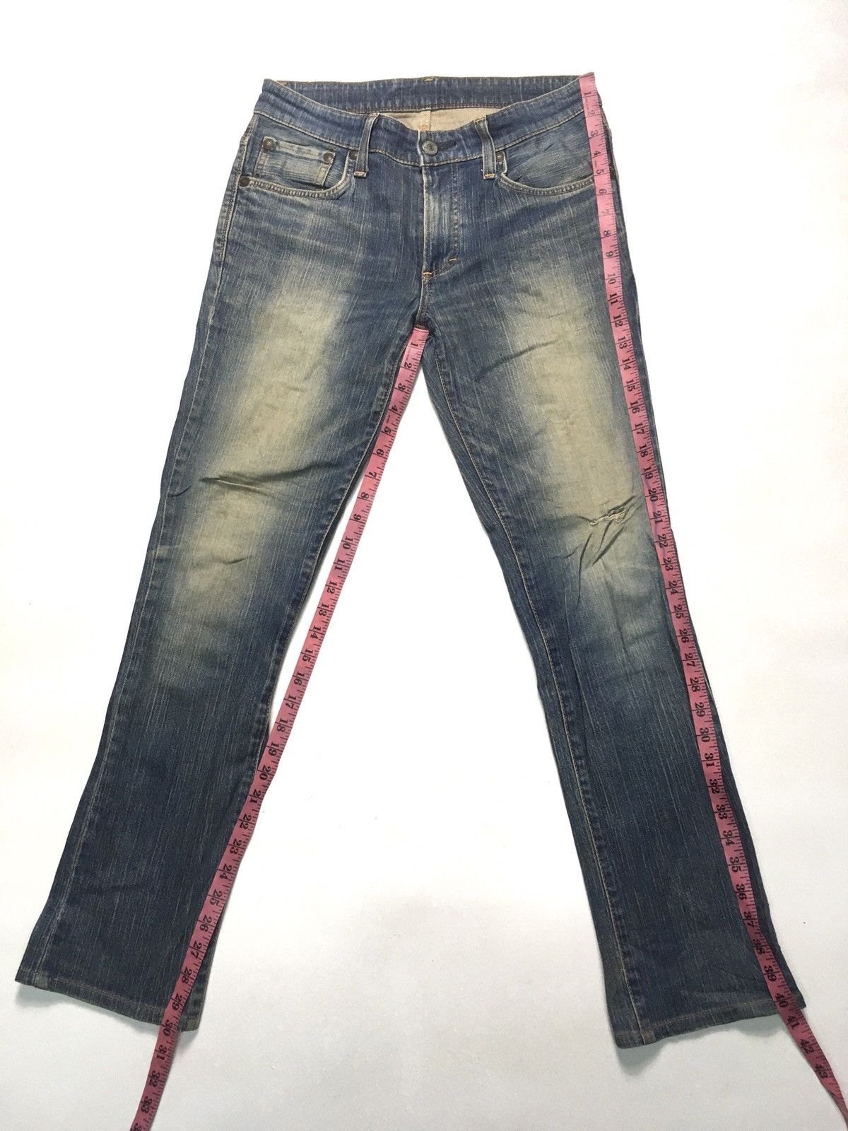 Edwin × Vintage Vintage Edwin company limited distressed denim japan Size US 31 - 2 Thumbnail