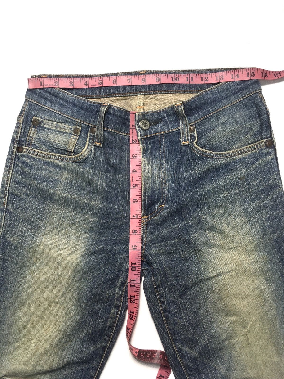 Edwin × Vintage Vintage Edwin company limited distressed denim japan Size US 31 - 3 Thumbnail
