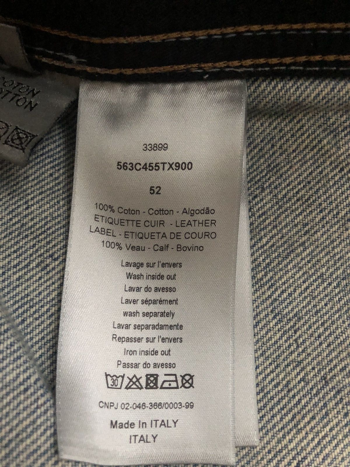 Dior × Kris Van Assche Dior Scribble Denim Vest Size US L / EU 52-54 / 3 - 3 Thumbnail